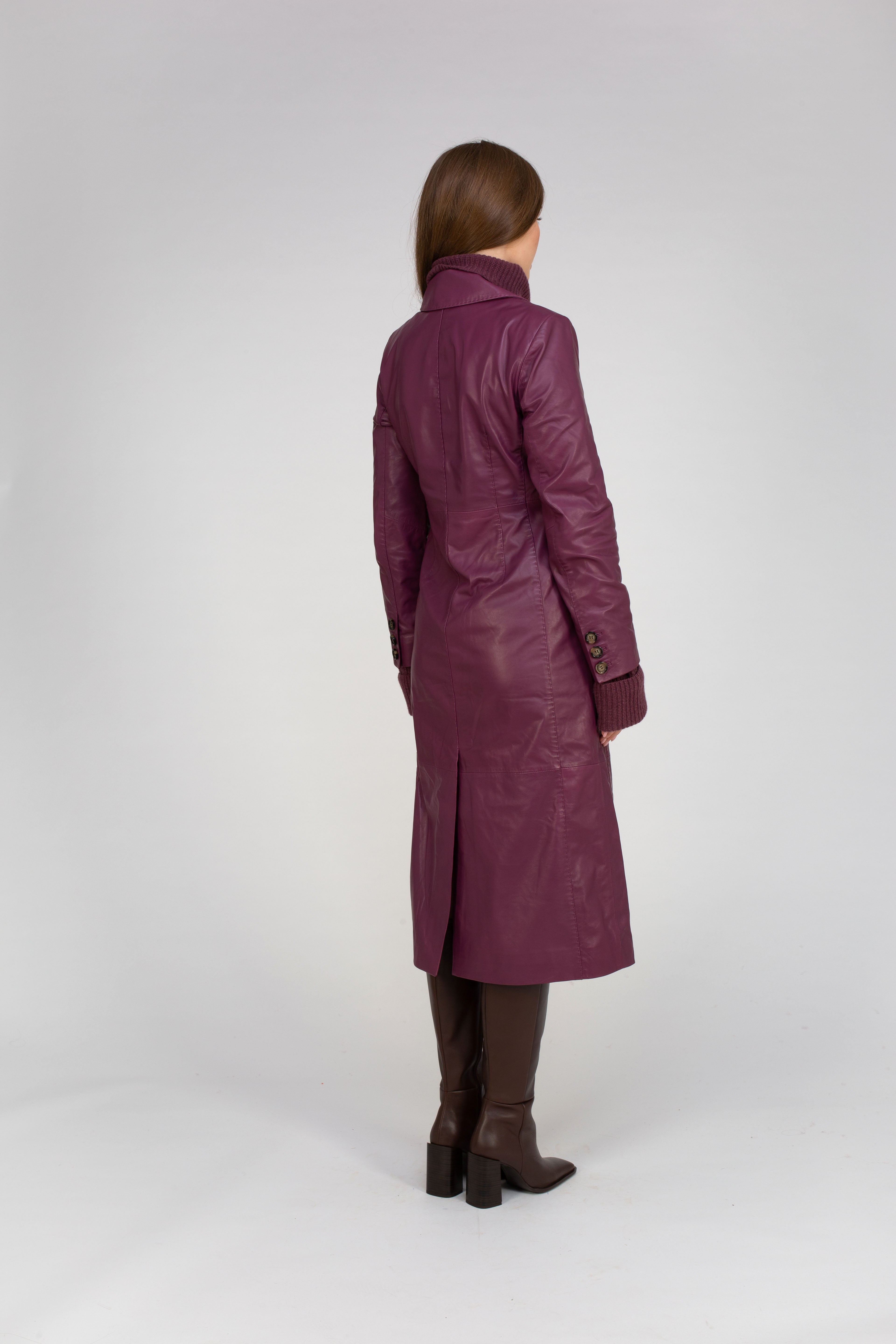 Van Kukil Tailored Leather Coat
