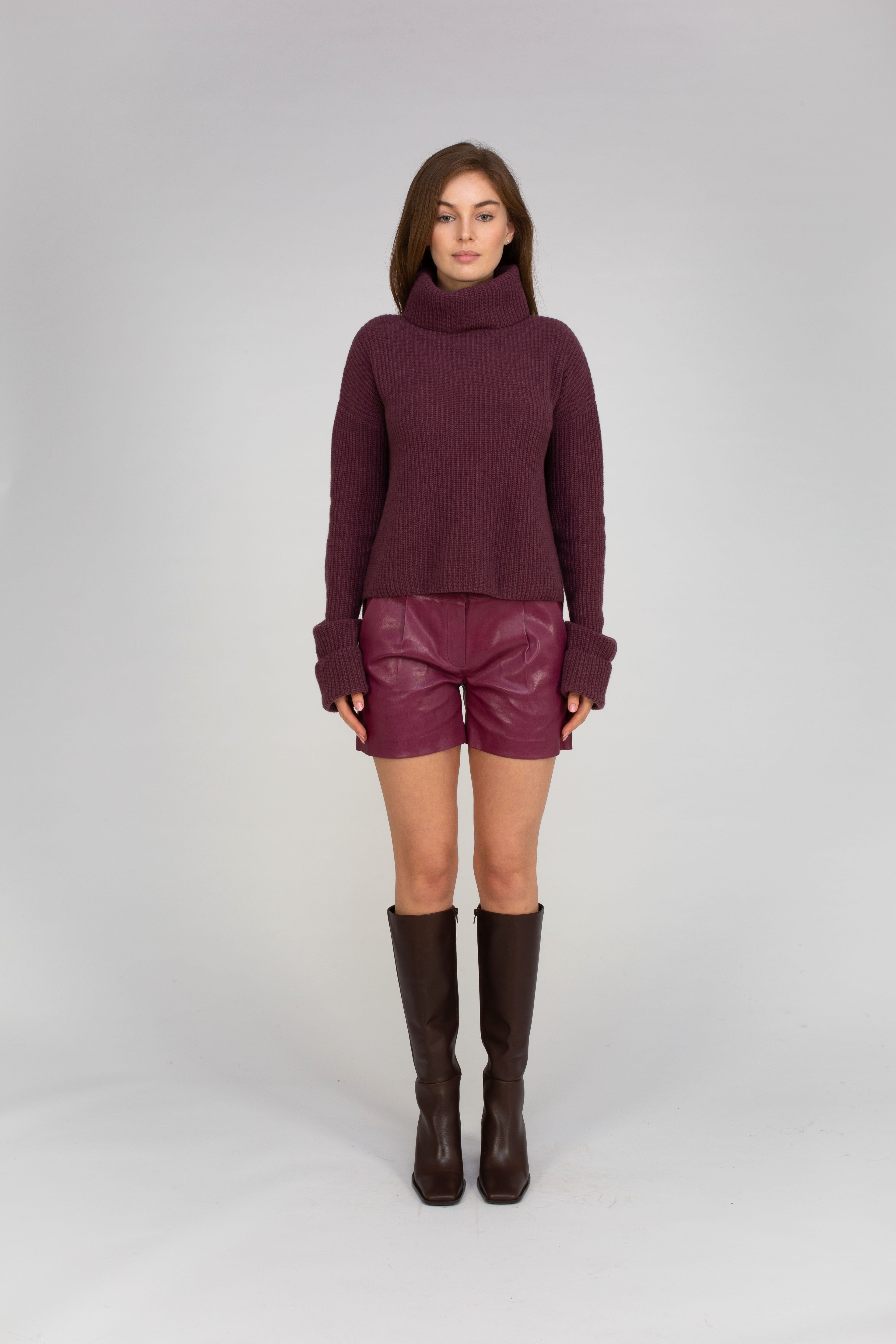 The Van Kukil Ribbed Turtleneck Jumper