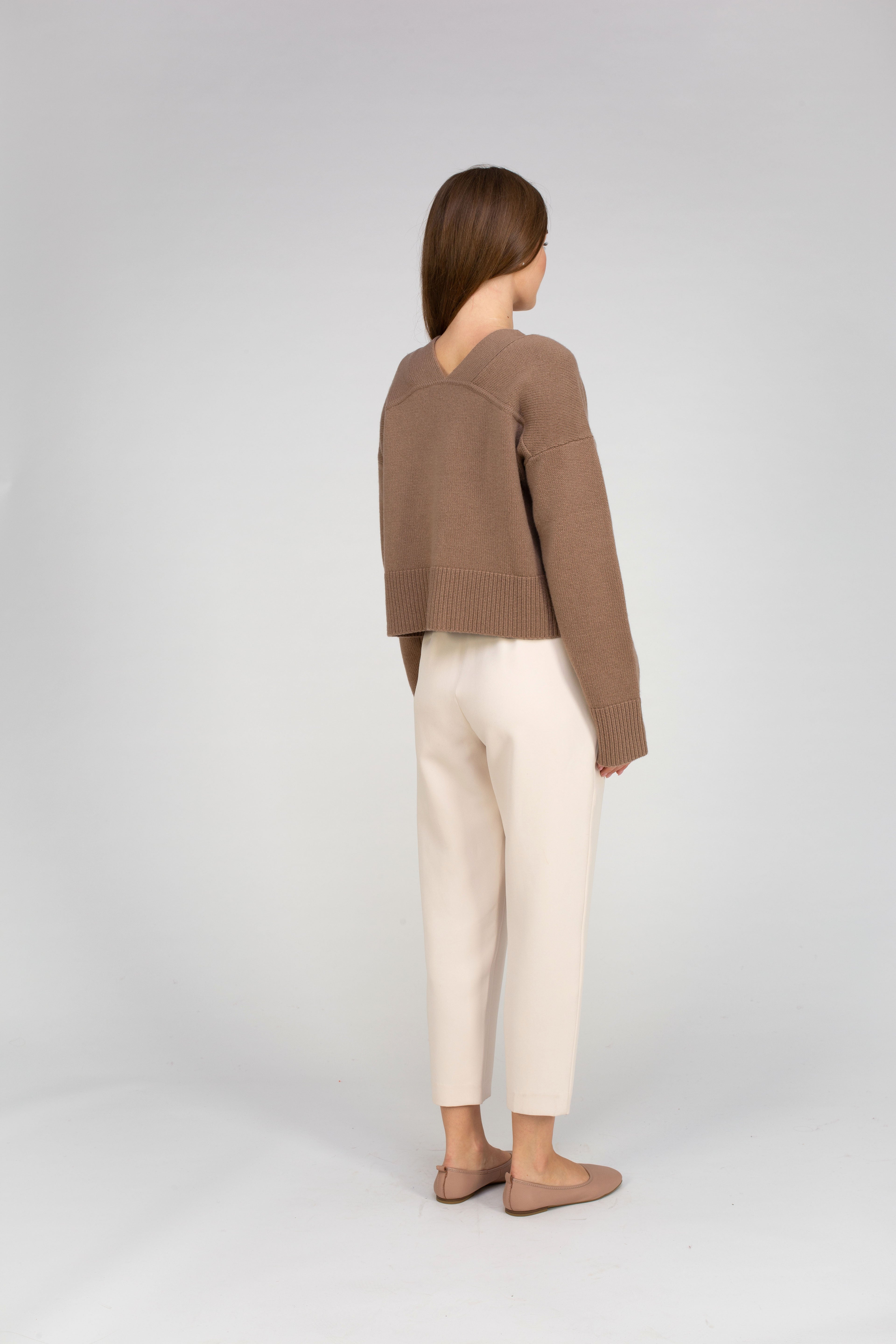 The Van Kukil Deep V-Neck Cardigan
