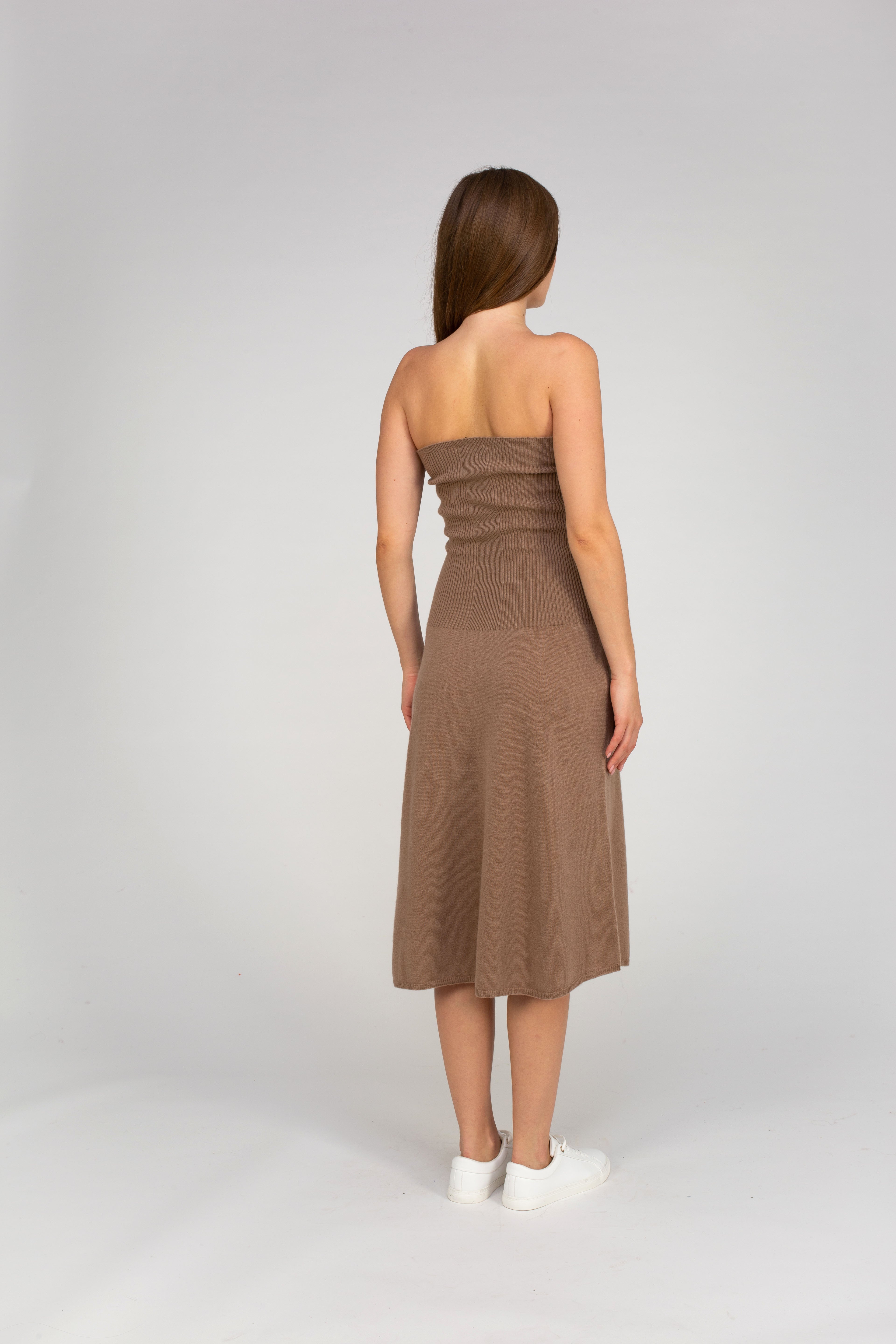 Van Kukil Cashmere Strapless Dress