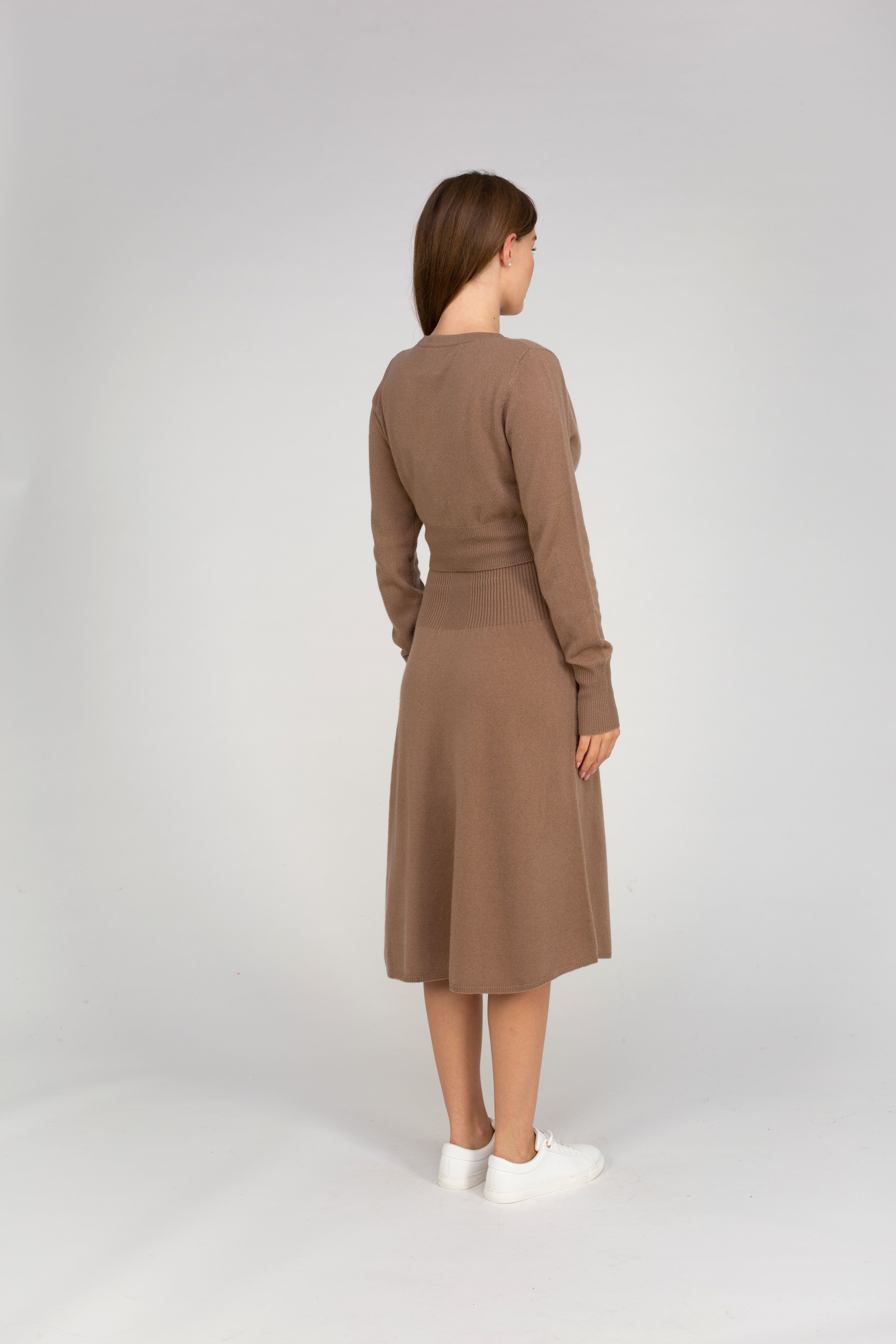 Van Kukil Cashmere Cropped Cardigan