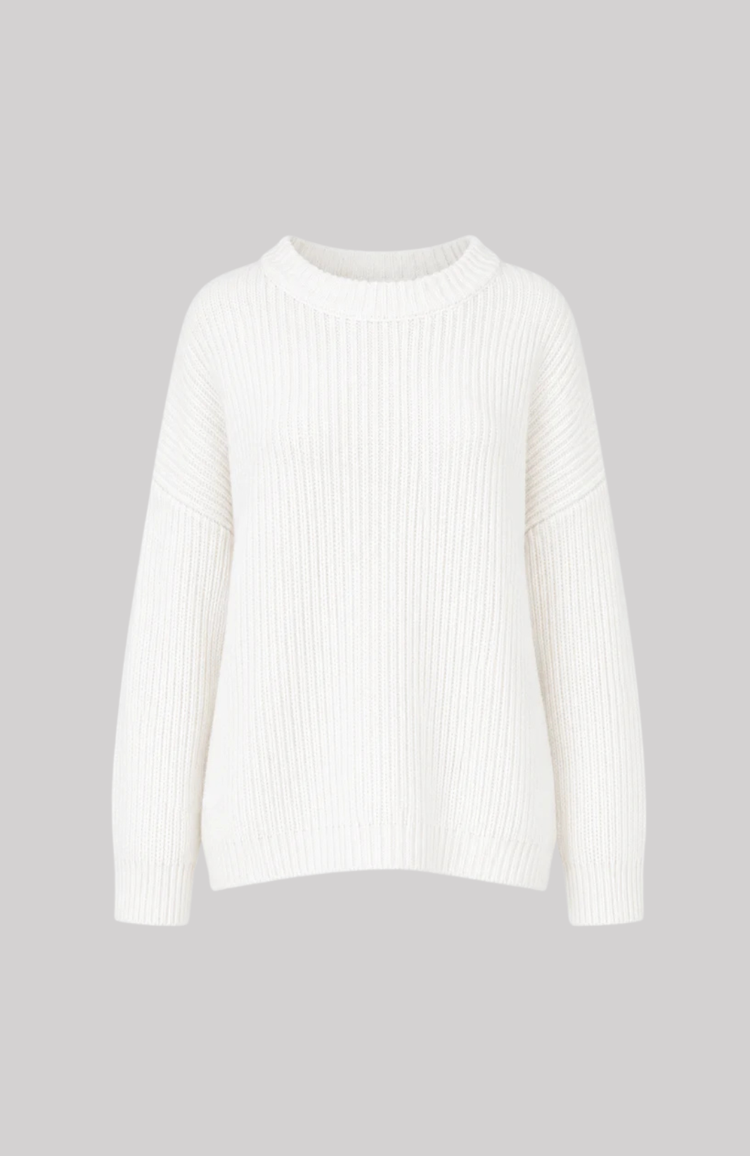 VAN KUKIL RIB WEAVE CREW NECK JUMPER