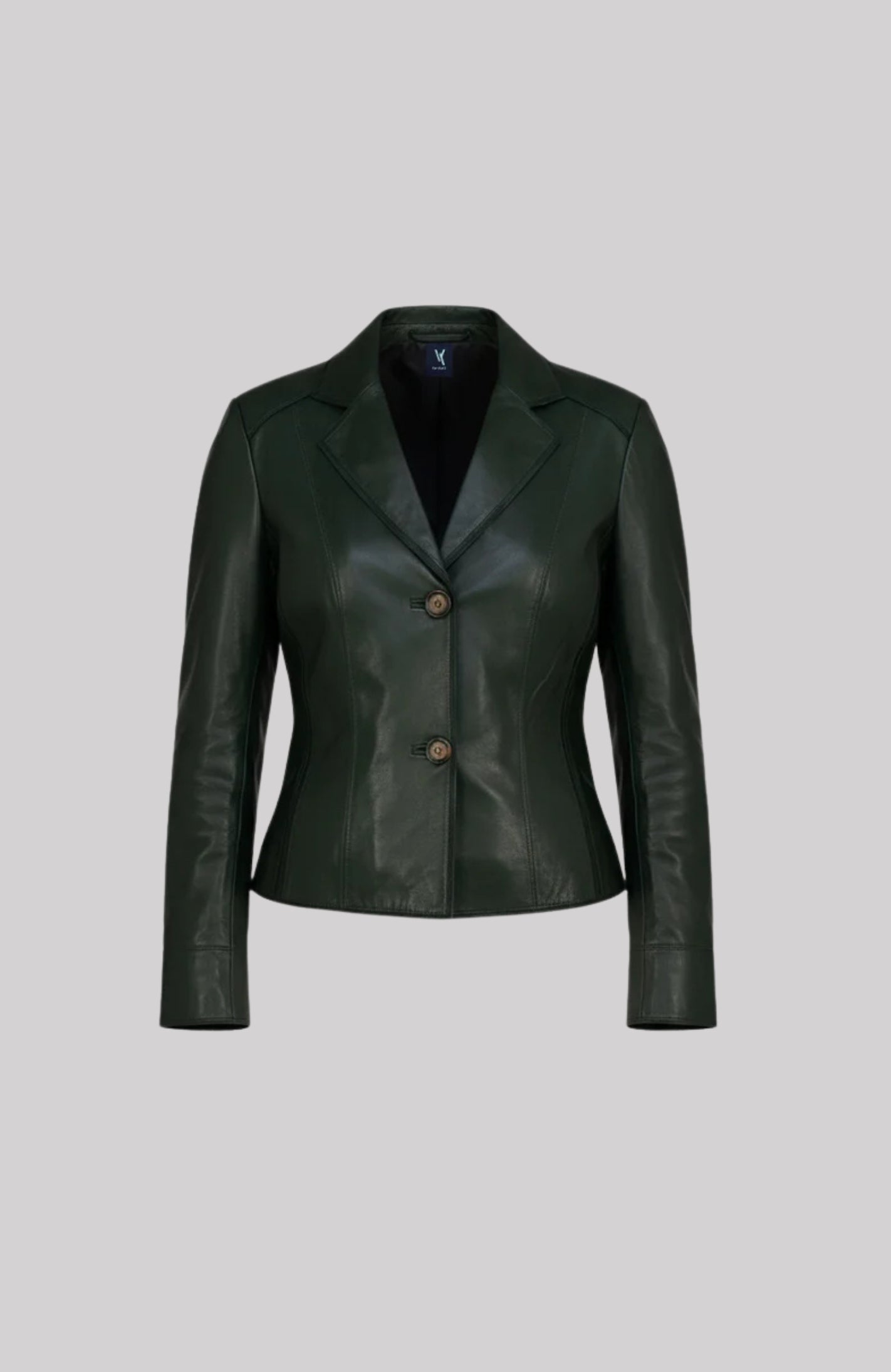 Van Kukil Leather Blazer Jacket