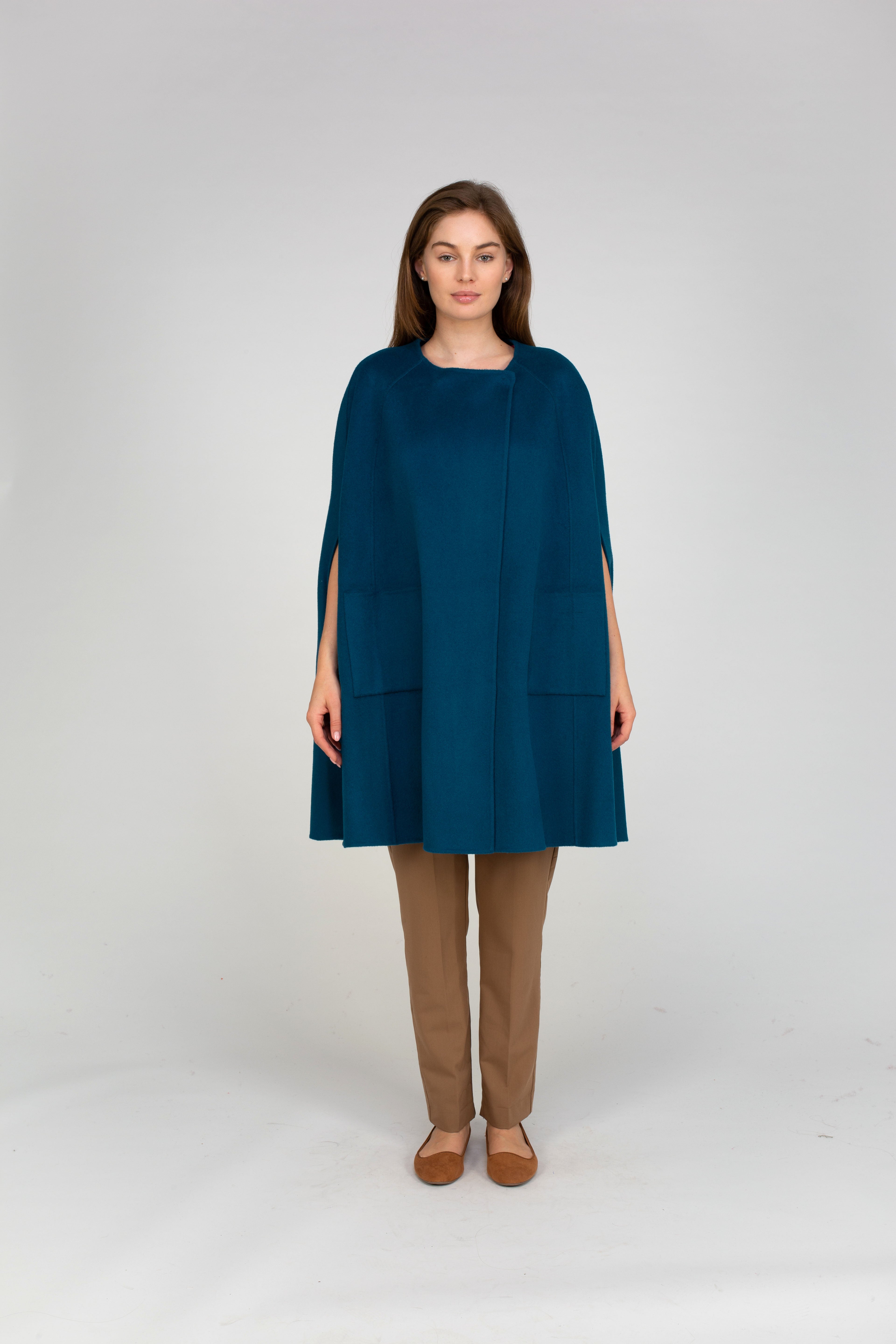 Van Kukil Cashmere Cape Coat