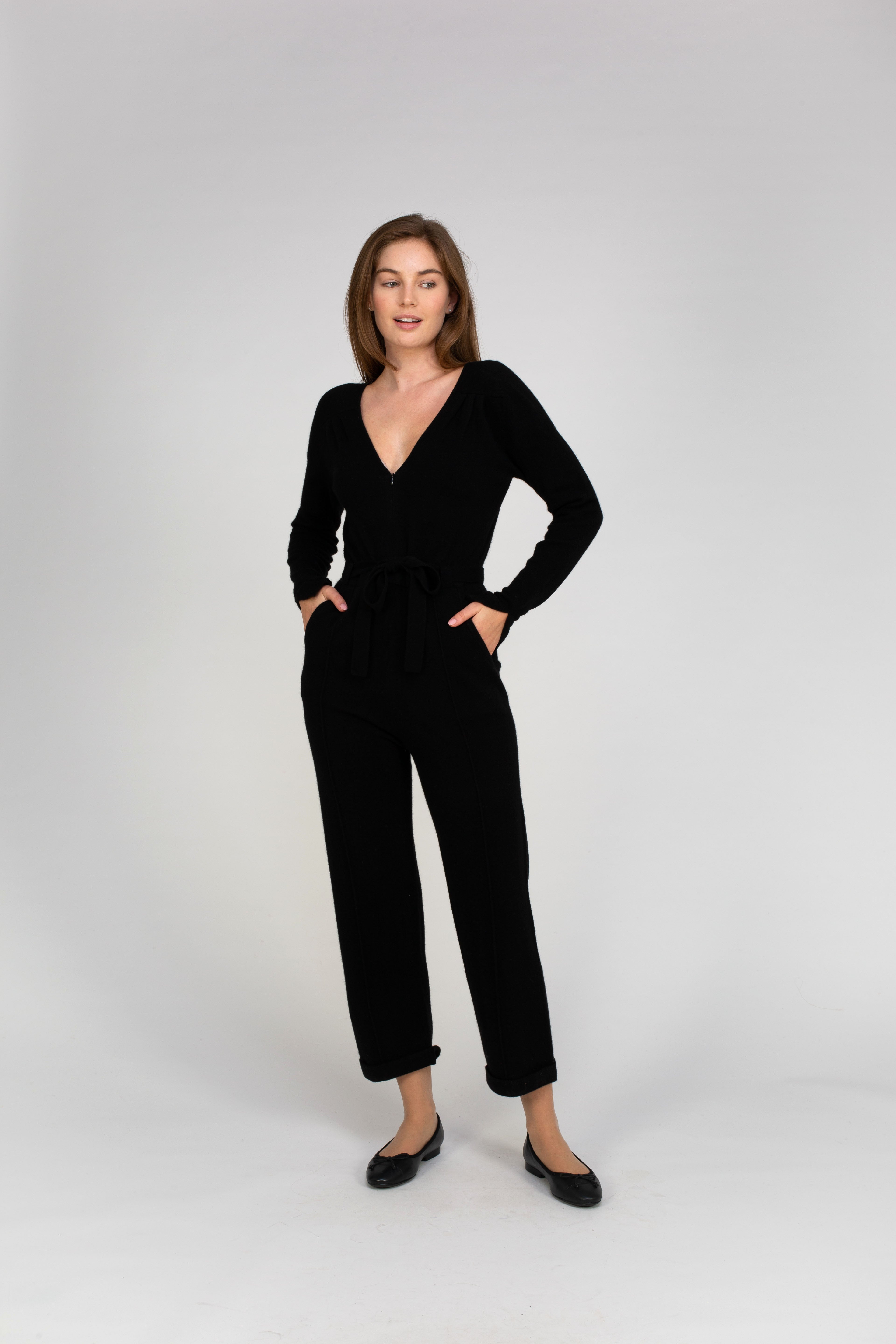 VAN KUKIL 100% CASHMERE JUMPSUIT
