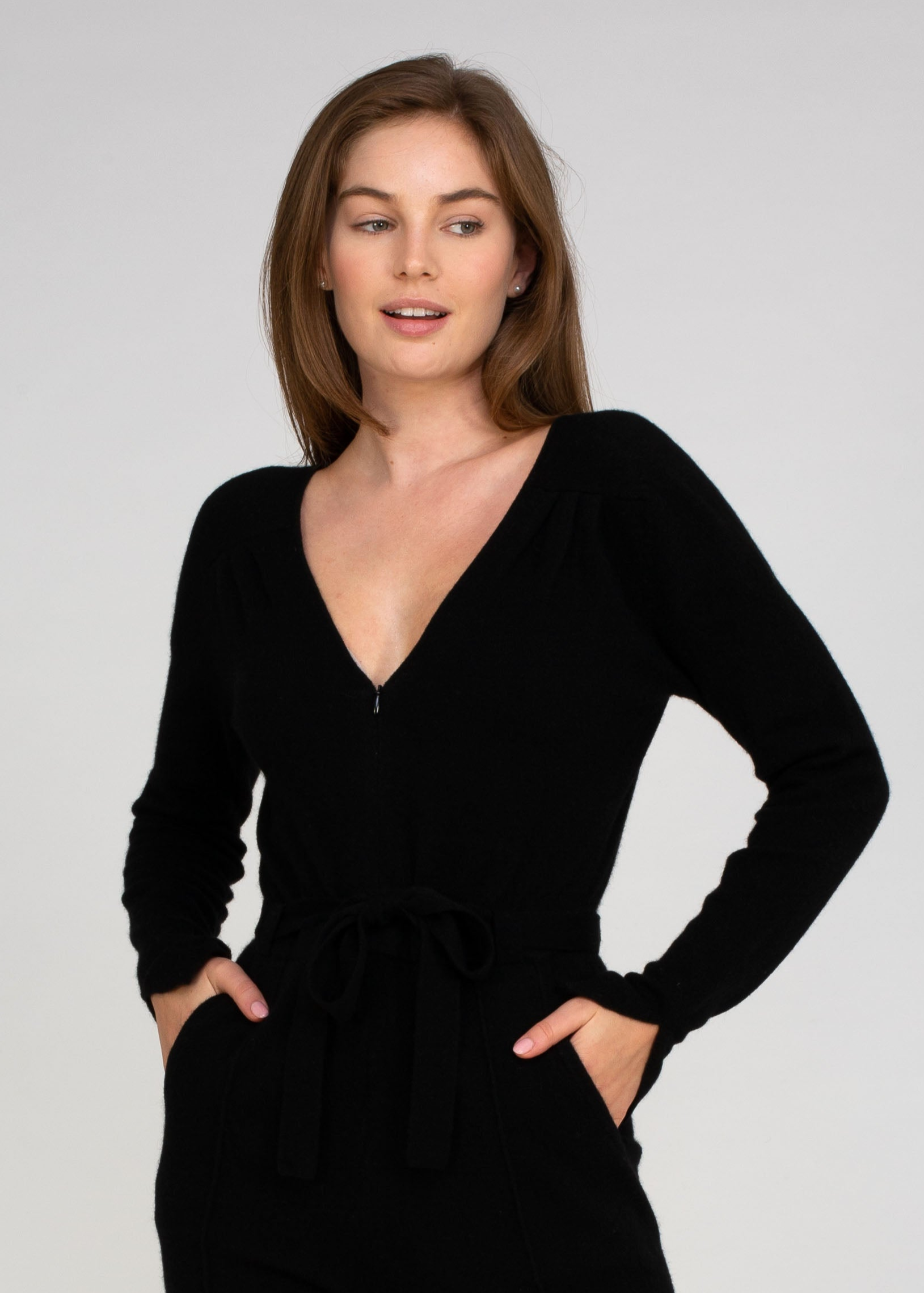 VAN KUKIL 100% CASHMERE JUMPSUIT