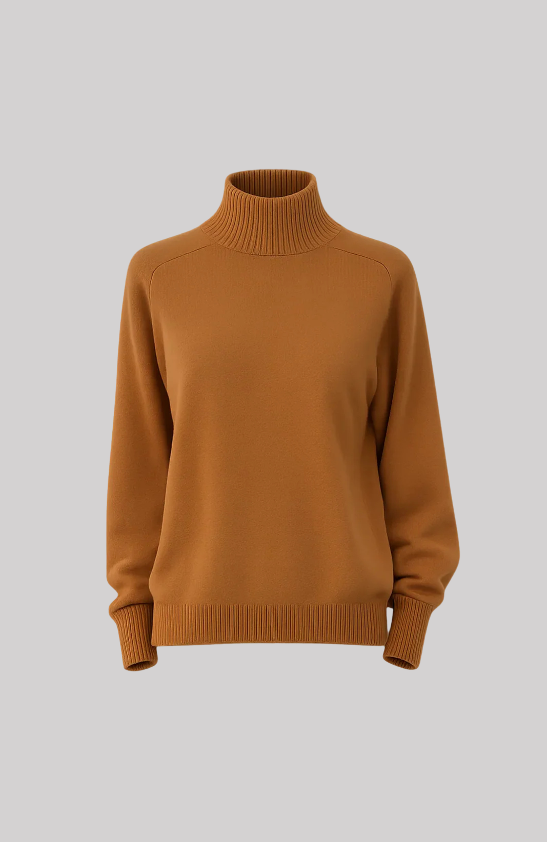 High-Neck Cashmere Jumper