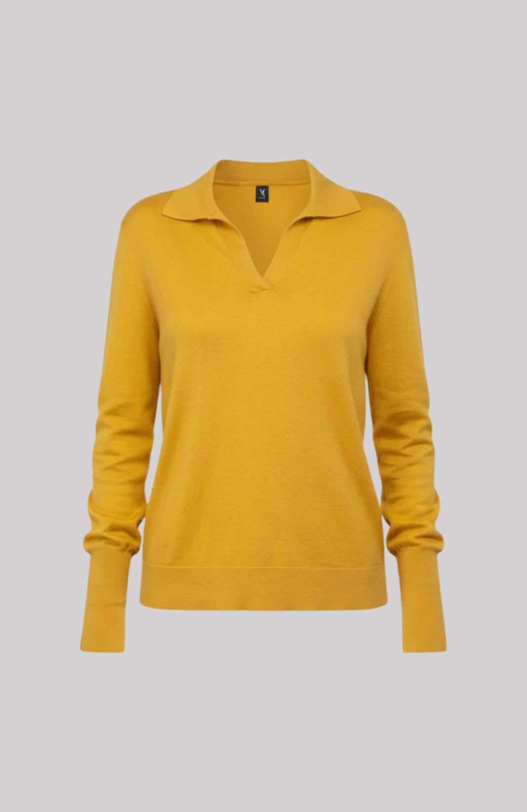 Cashmere Polo Collar Sweater