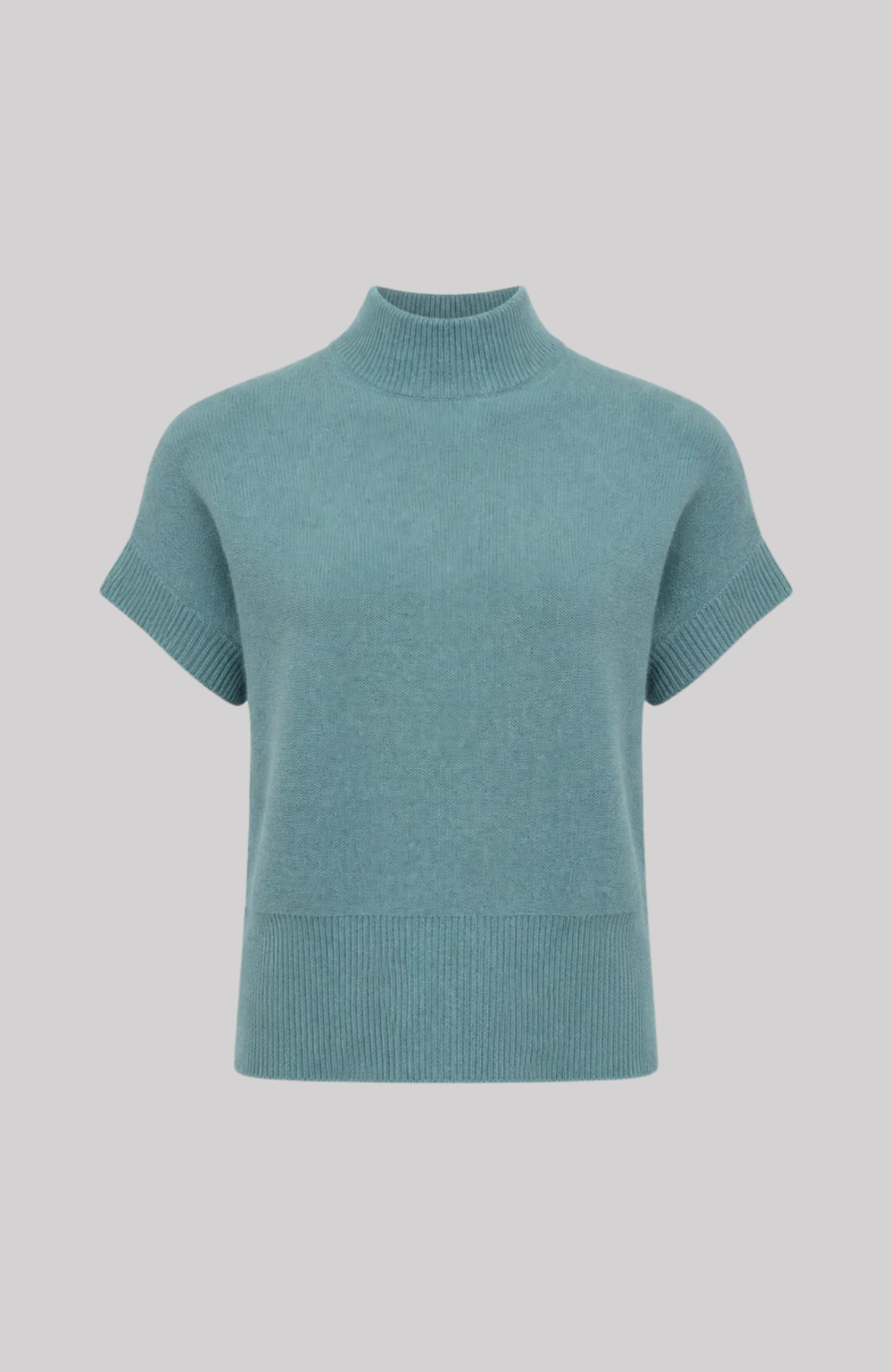 Van Kukil Short Sleeve Funnel Neck Top