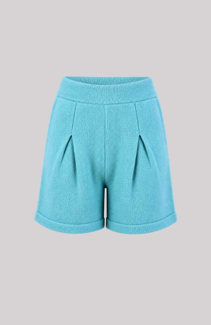 Van Kukil Cashmere Pleated Bermuda Shorts