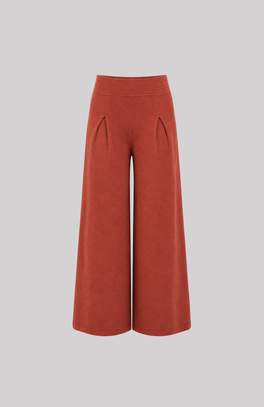 Van Kukil Wide-Leg Cashmere Pants