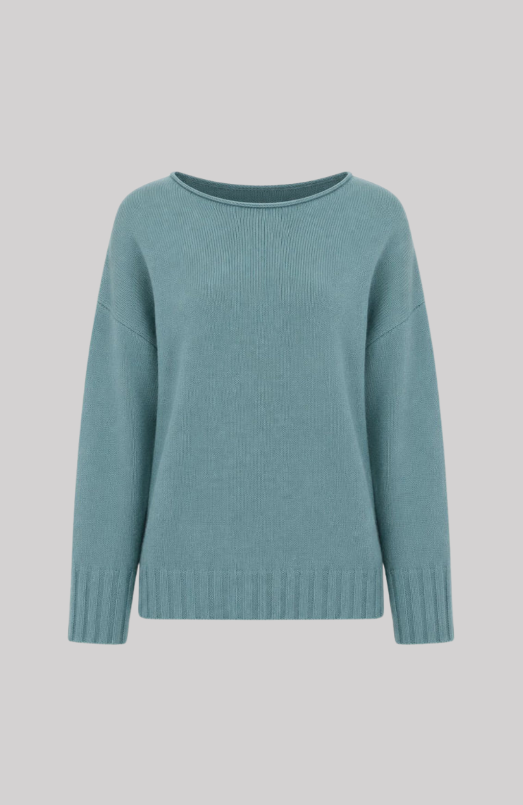 Relaxed Fit Cashmere Crew Neck Jumper