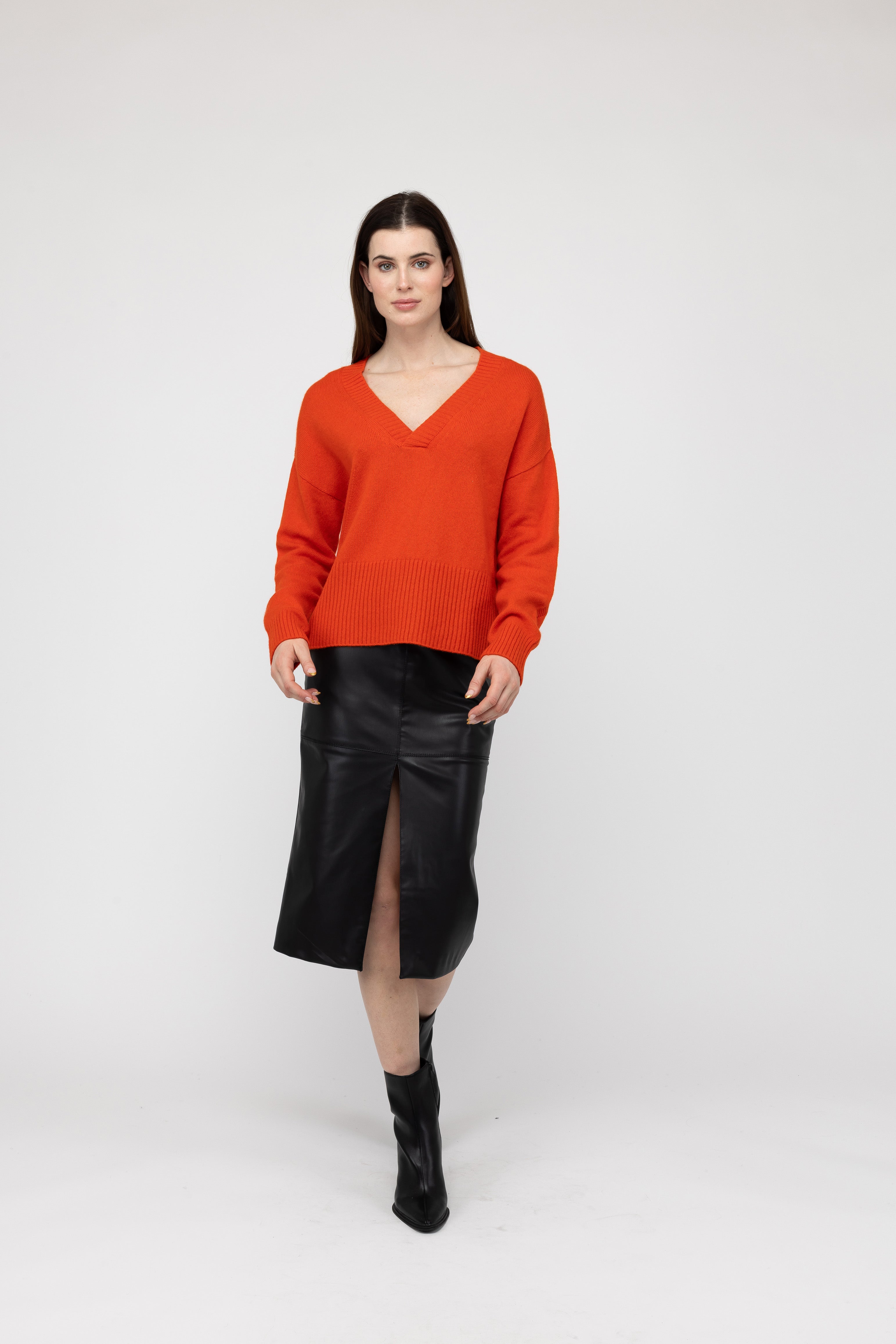 Van Kukil Cashmere V-Neck Sweater