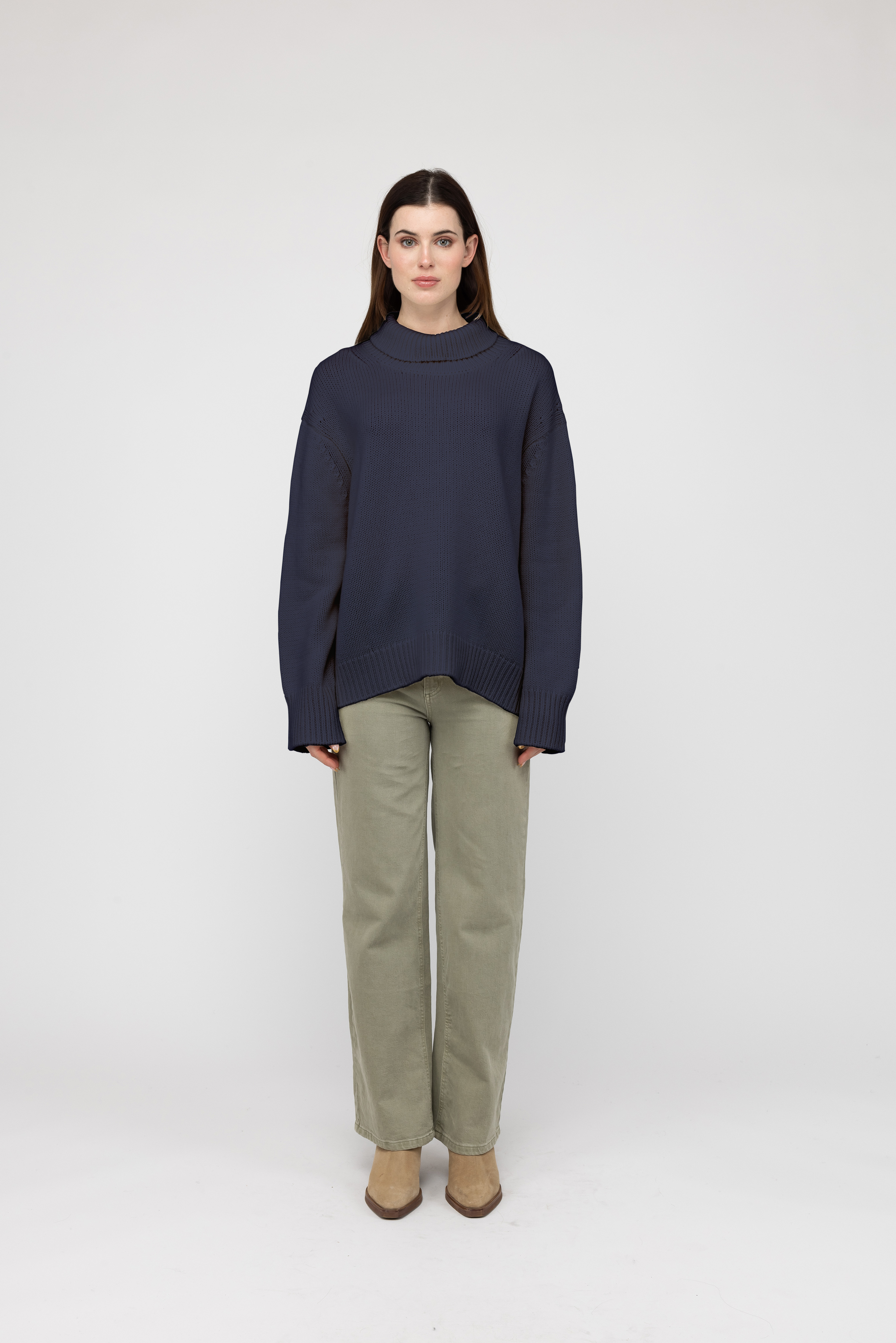 VAN KUKIL HIGH NECK JUMPER