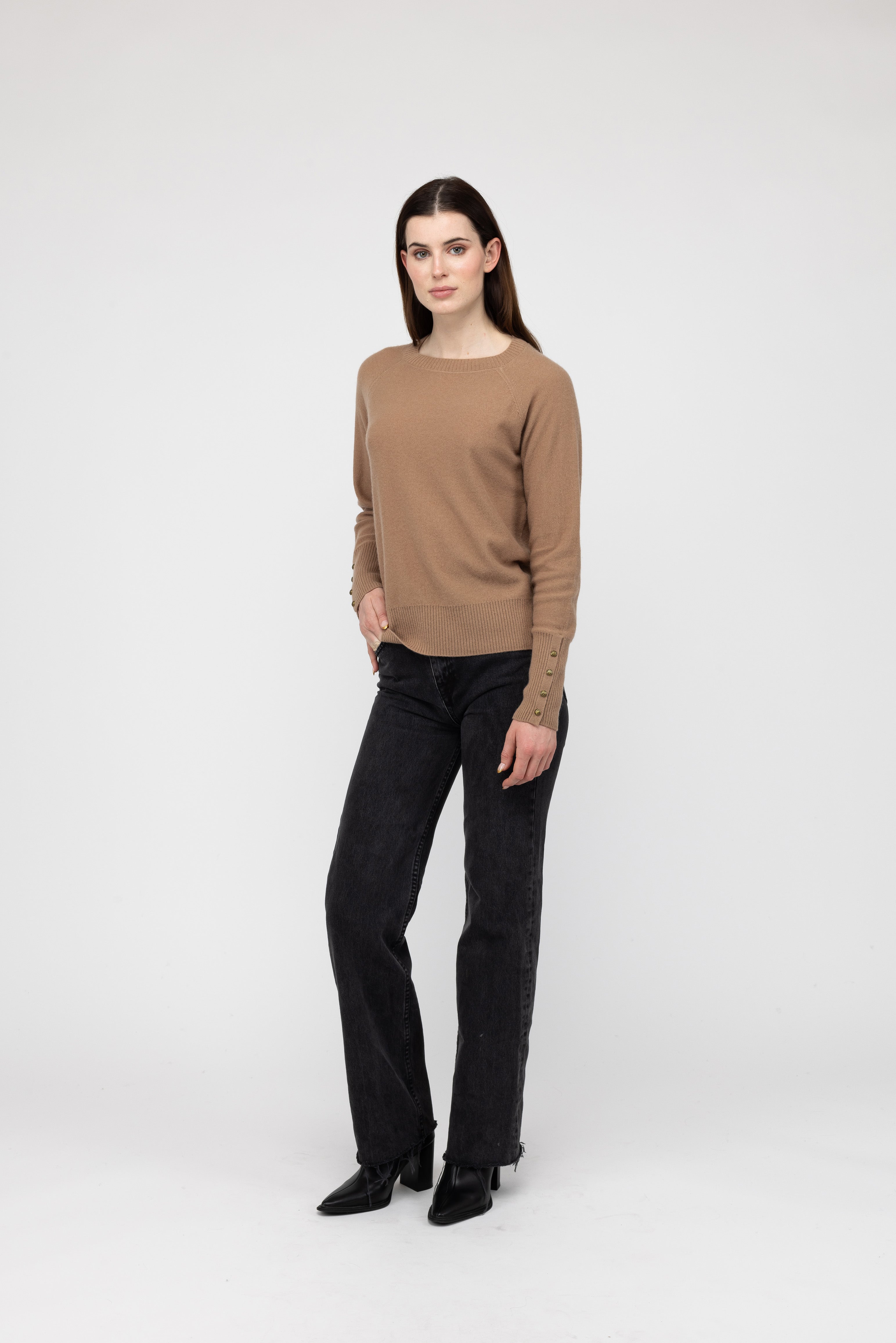 Van Kukil Button Cuff Sweater