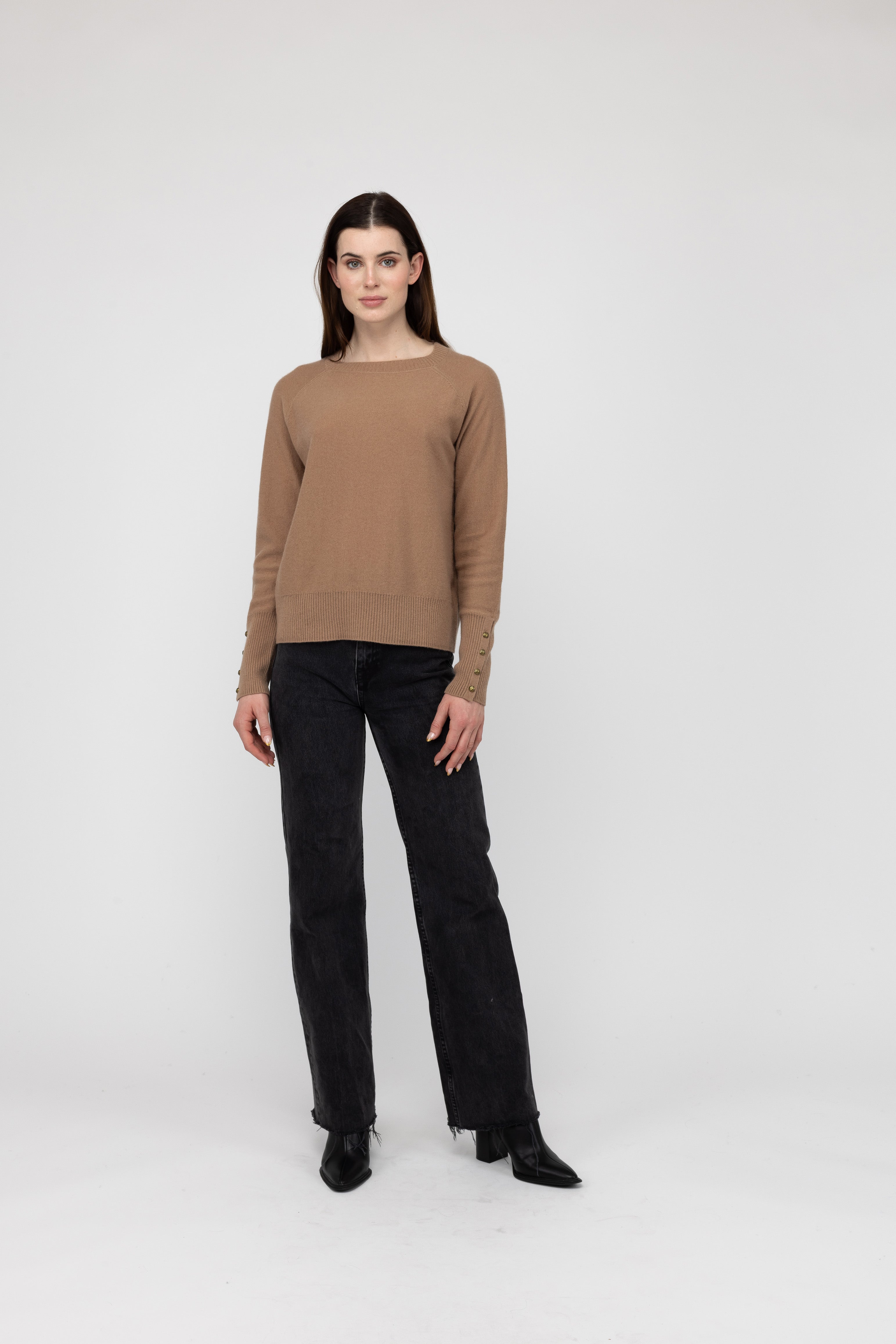Van Kukil Button Cuff Sweater