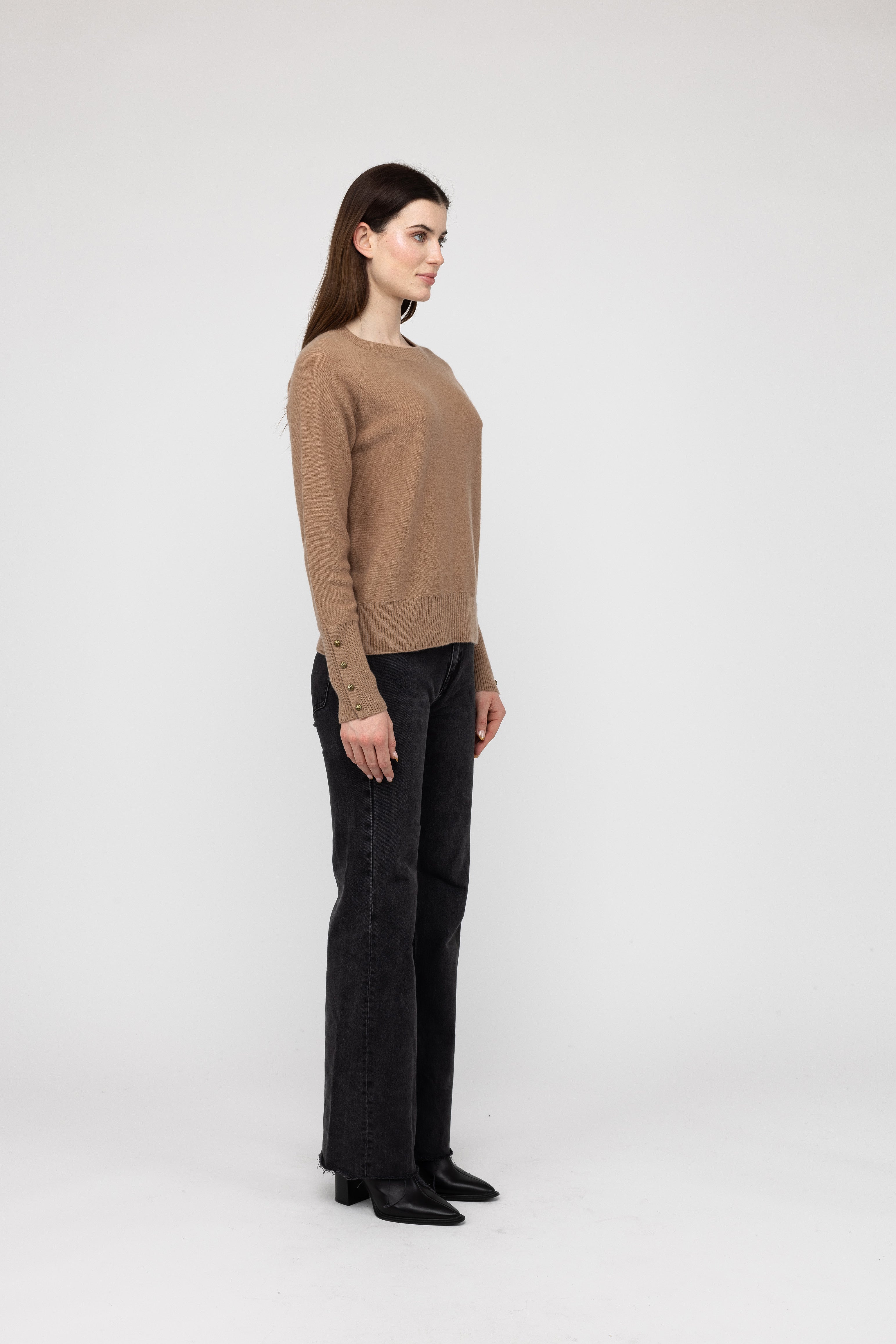 Van Kukil Button Cuff Sweater
