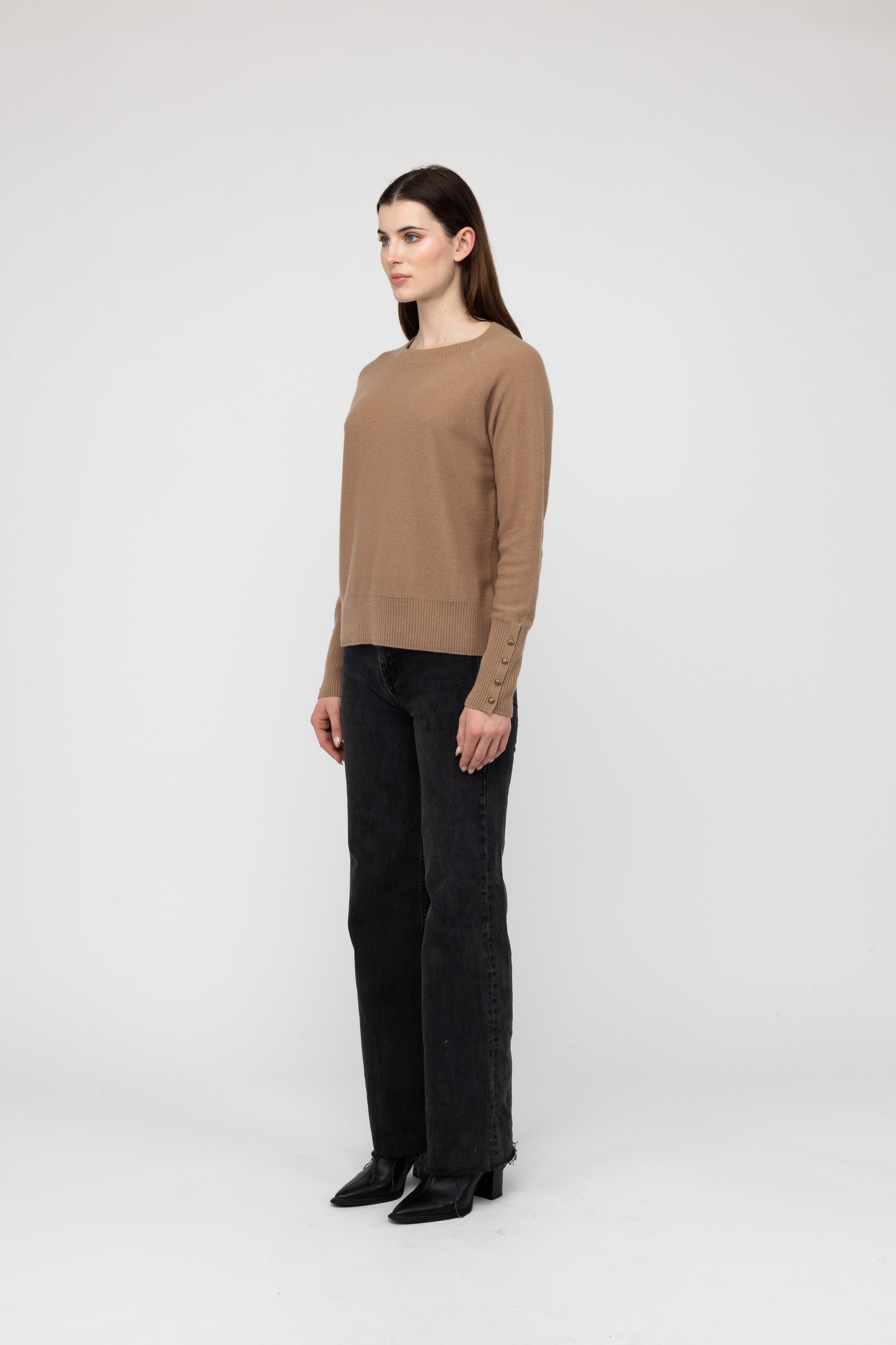 Van Kukil Button Cuff Sweater