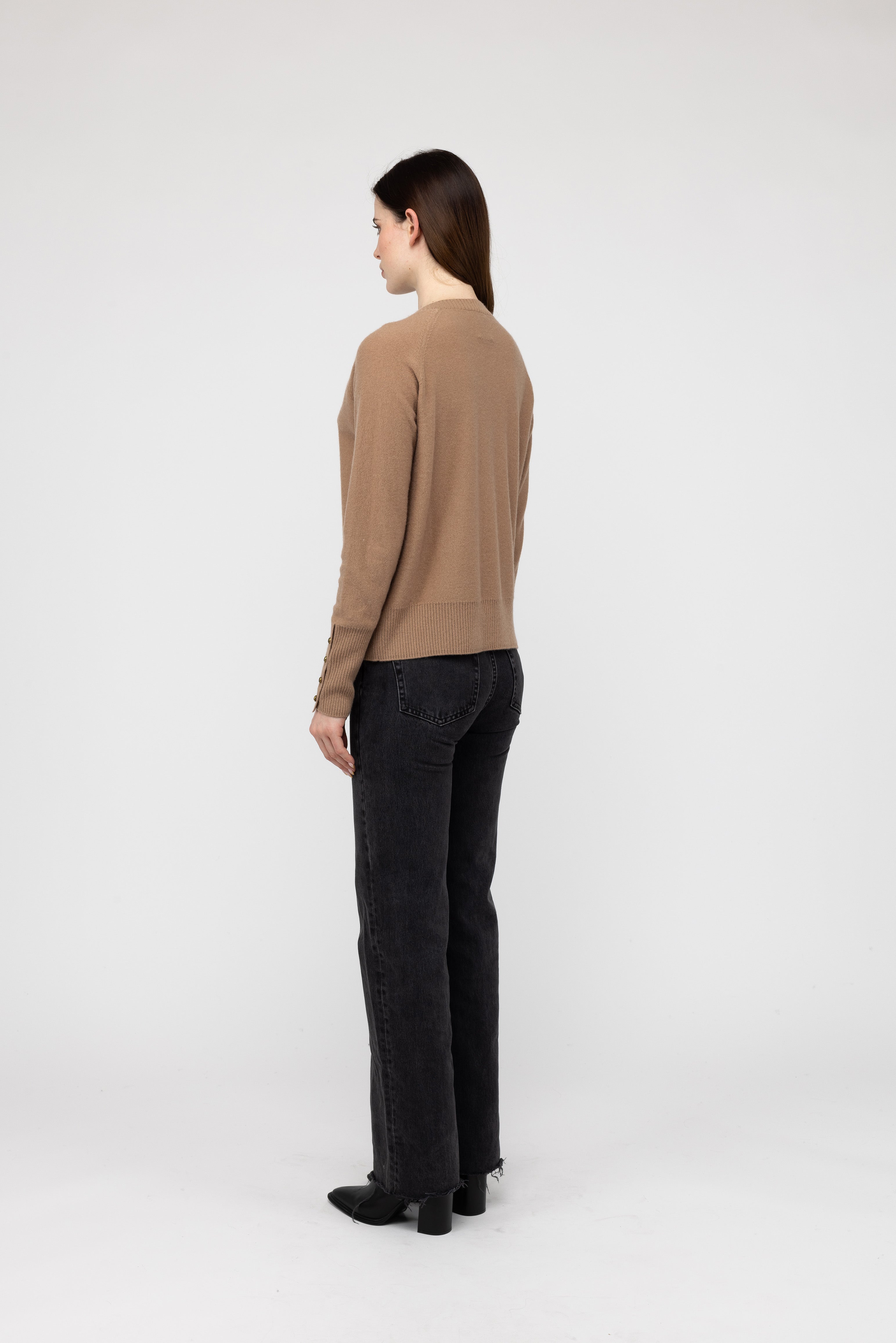 Van Kukil Button Cuff Sweater