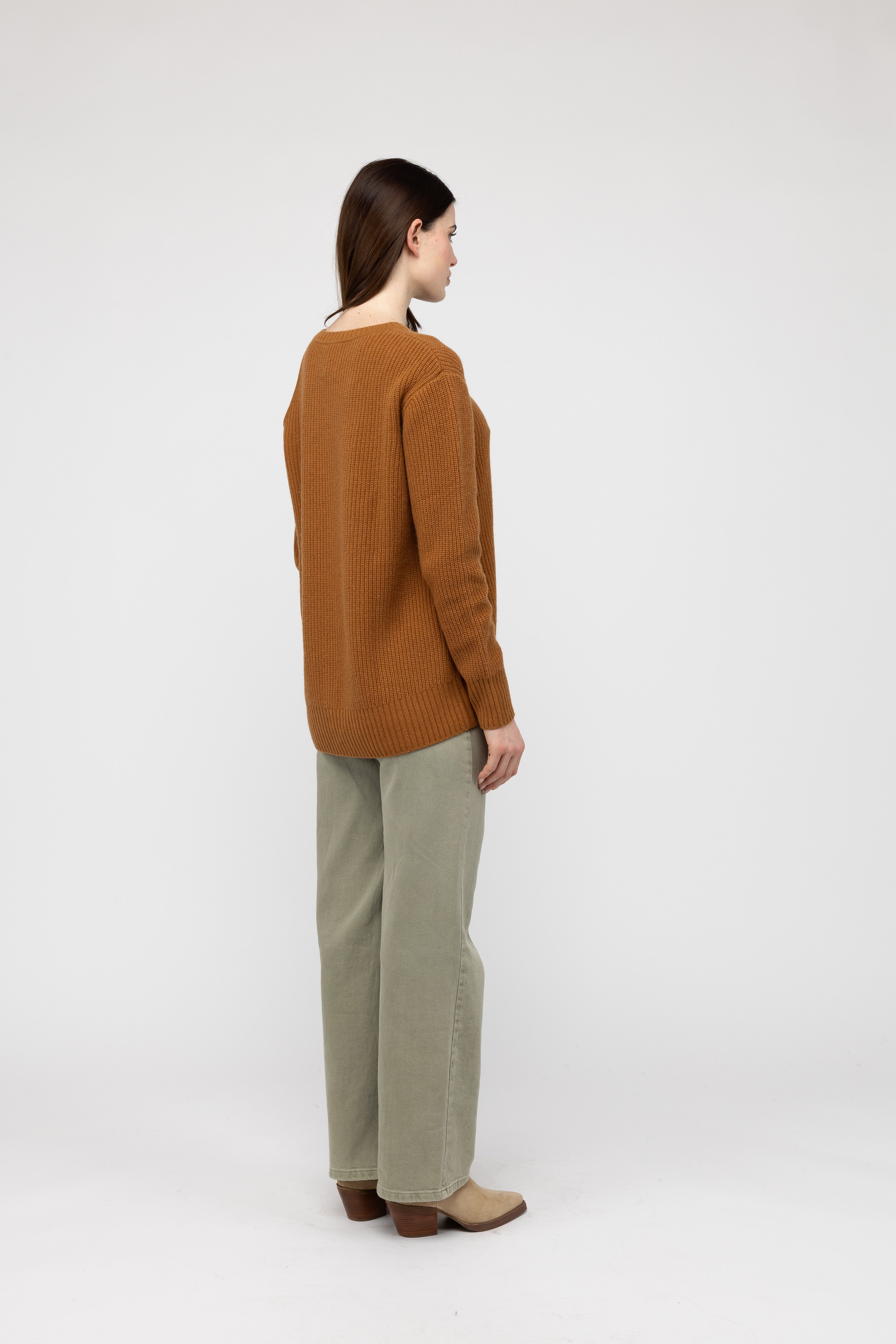 Van Kukil Cold Shoulder Sweater