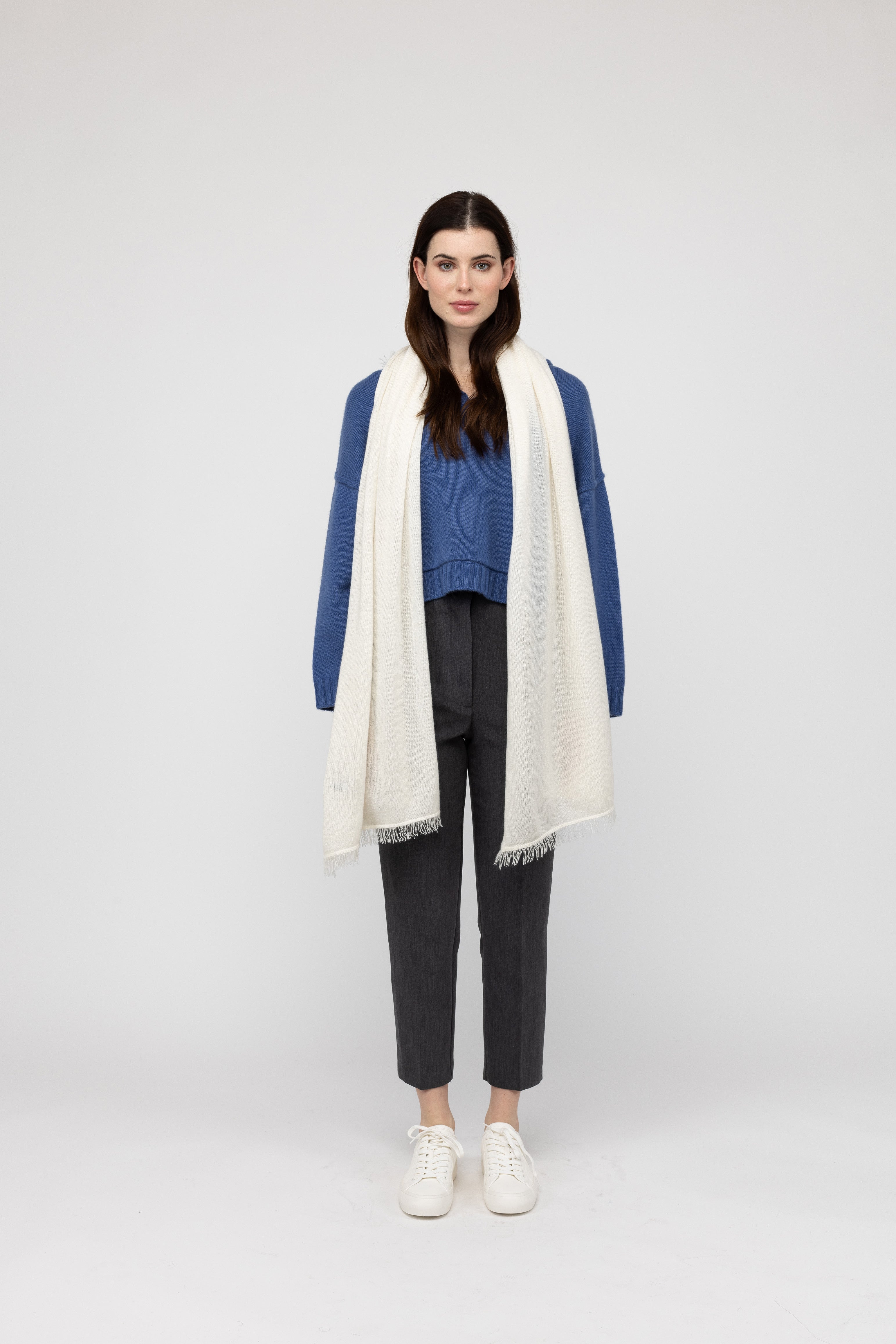 VAN KUKIL RAW EDGE SCARF