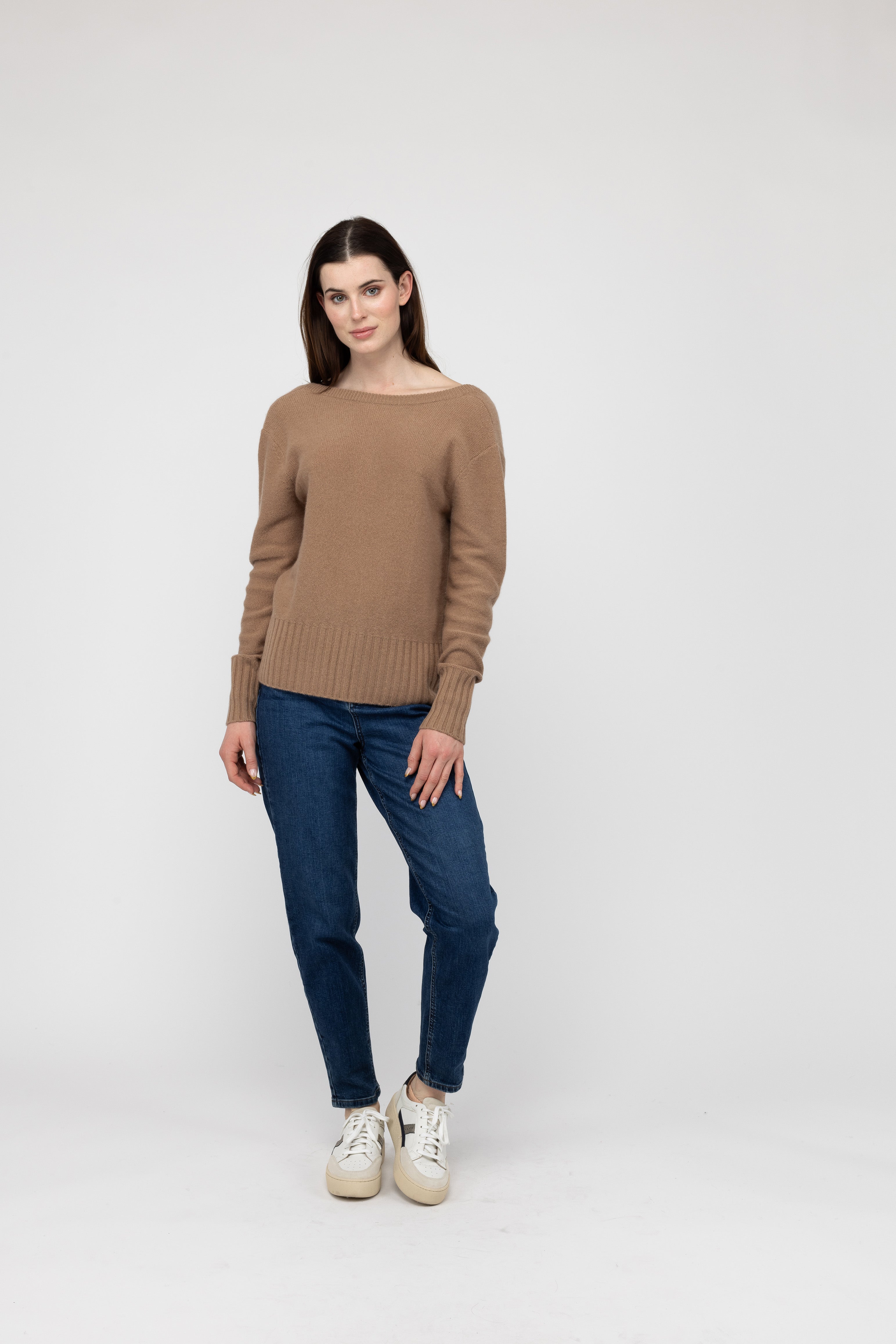 Van Kukil Cashmere Boat Neck Sweater