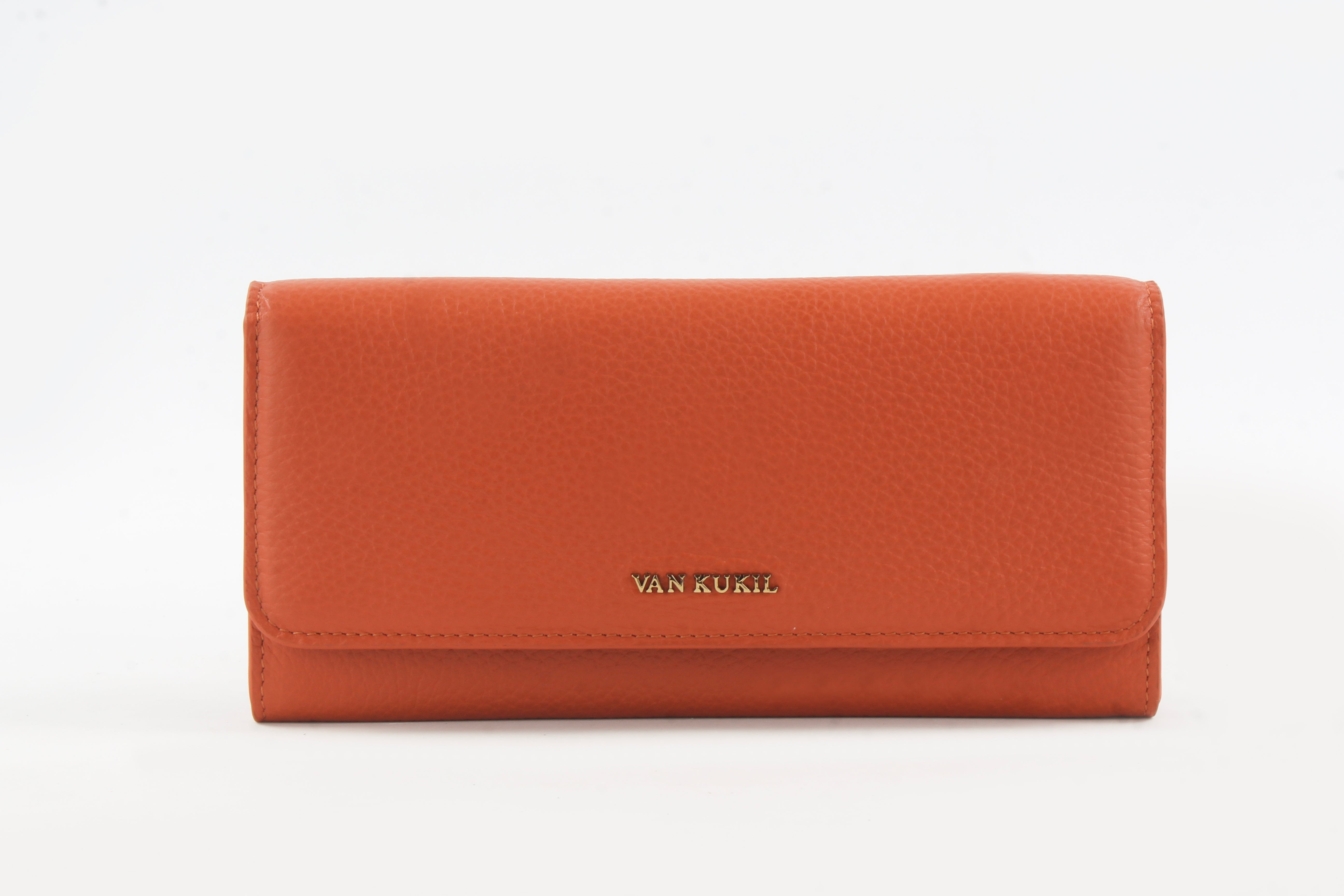 VAN KUKIL TODS LEATHER LONG WALLET