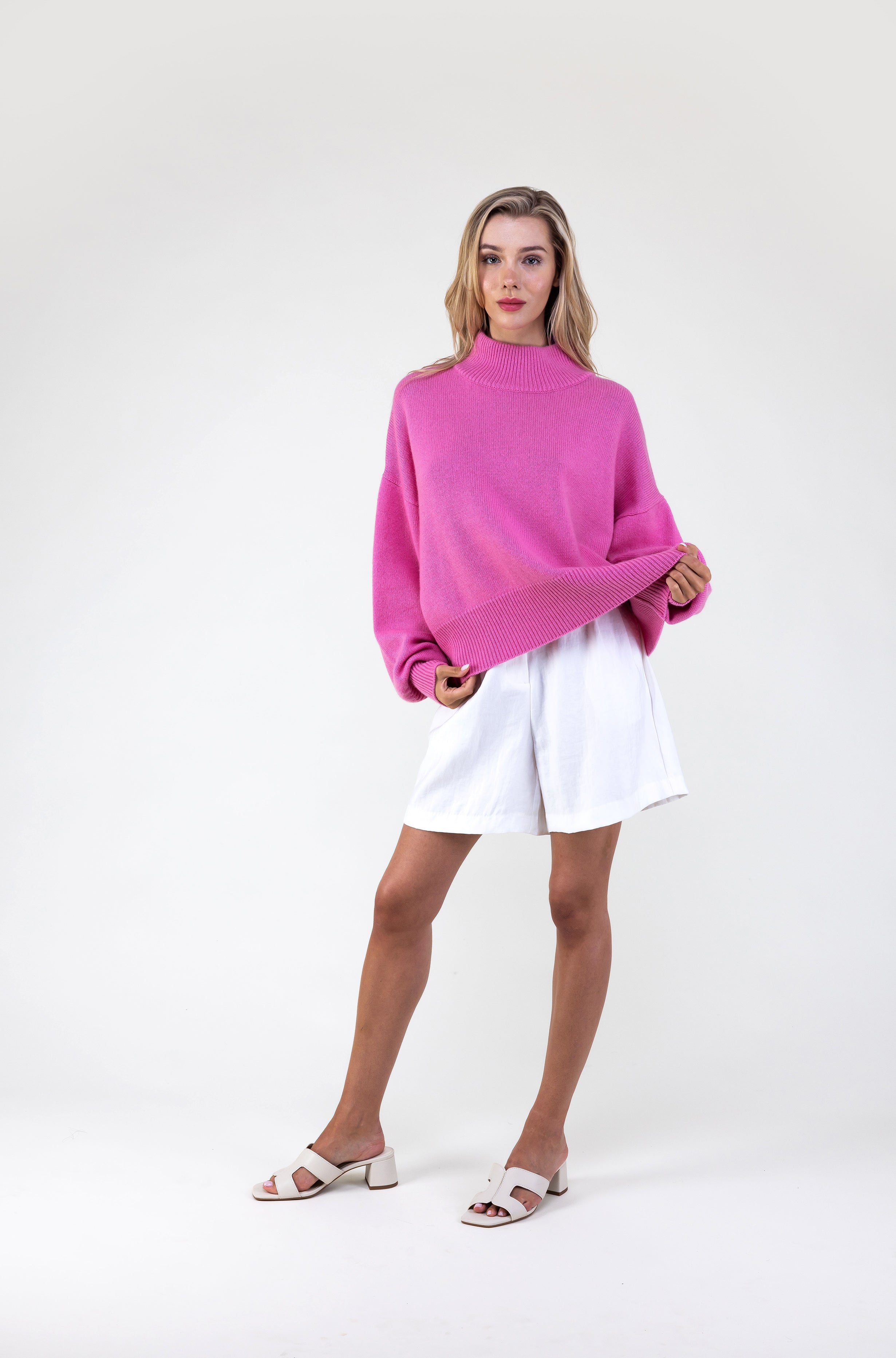 Van Kukil Funnel Neck Sweater