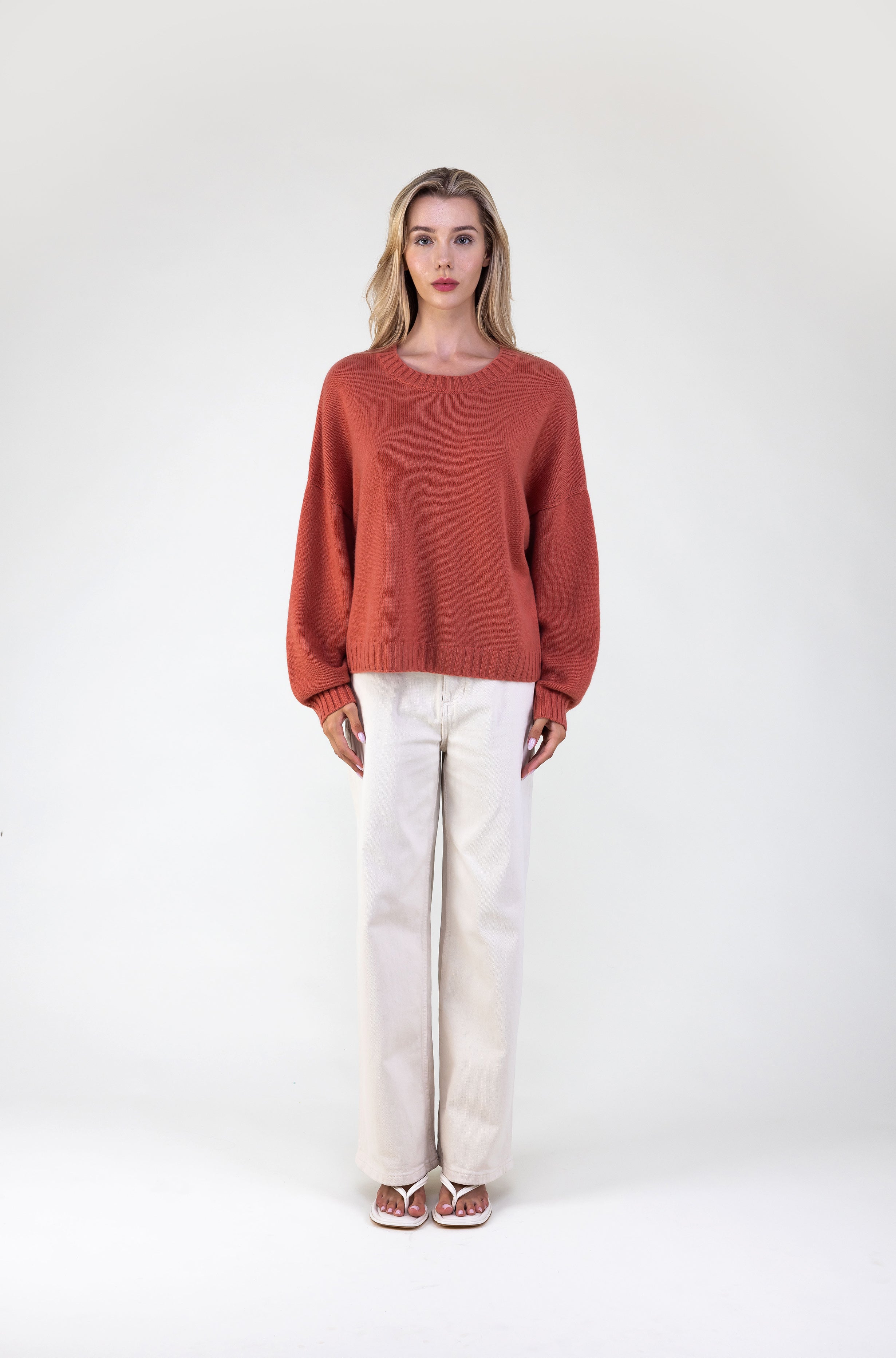 Van Kukil Relaxed Crew Neck Sweater