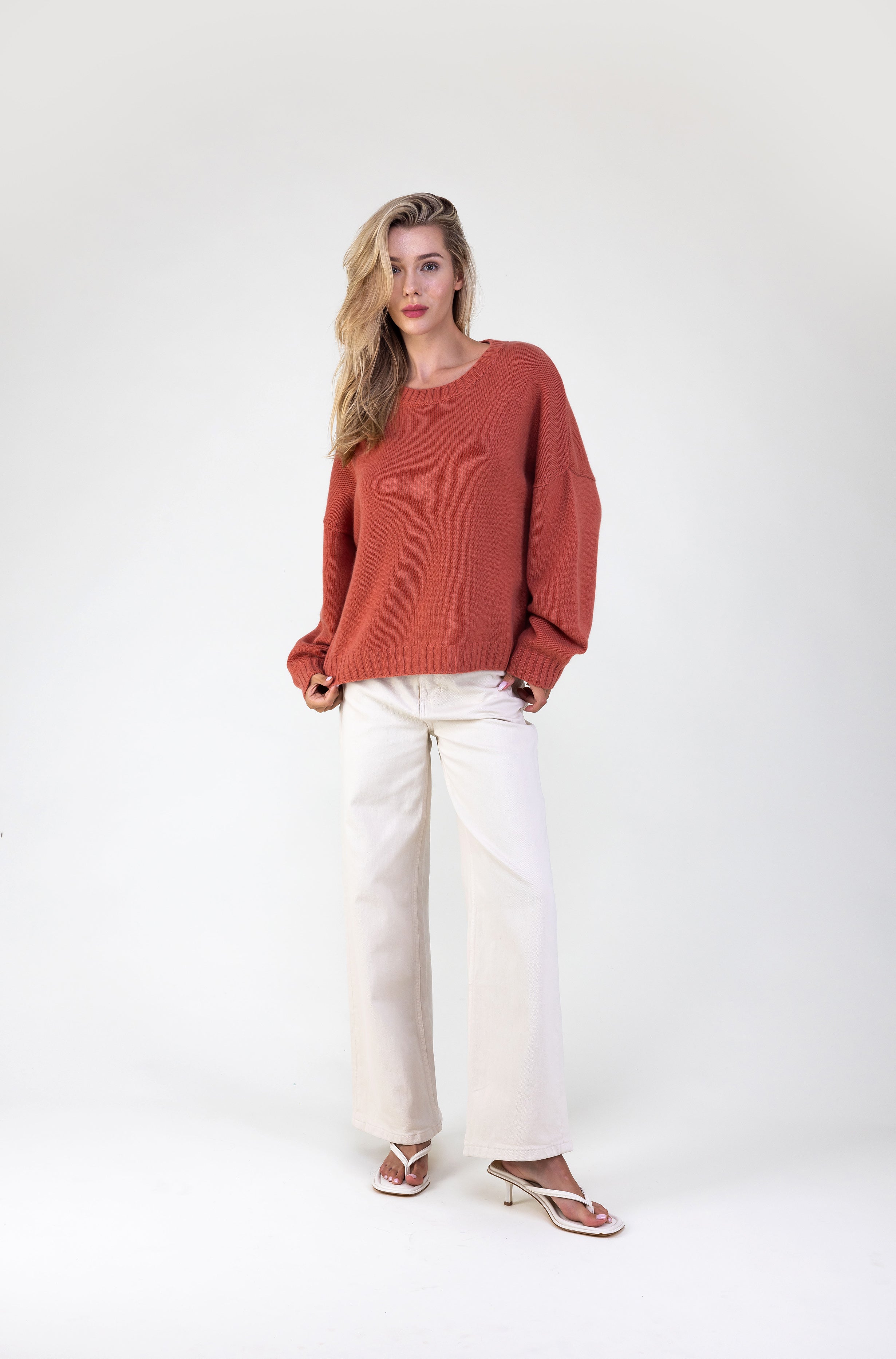 Van Kukil Relaxed Crew Neck Sweater