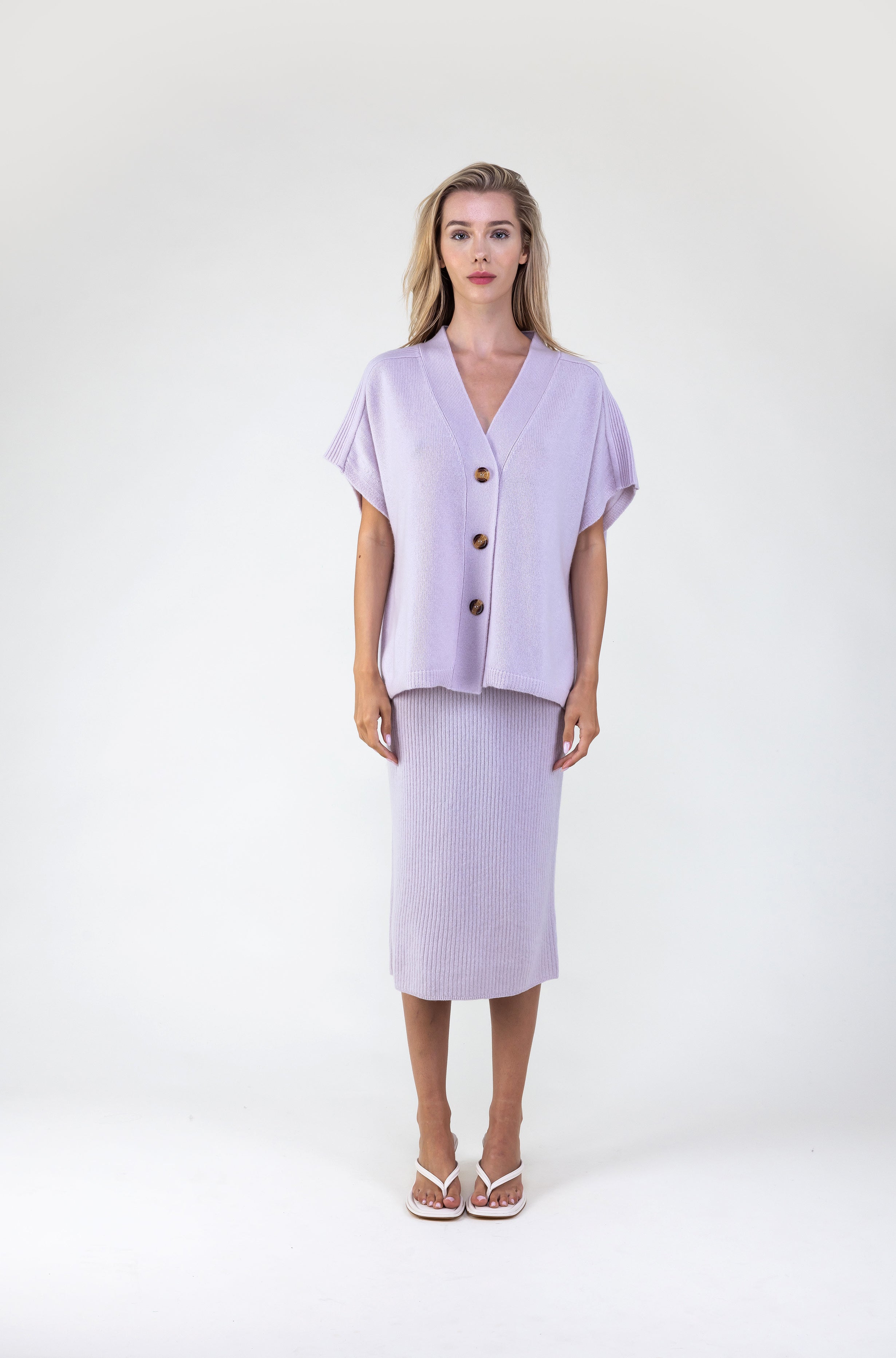 Van Kukil Cashmere Button-Down Cardigan