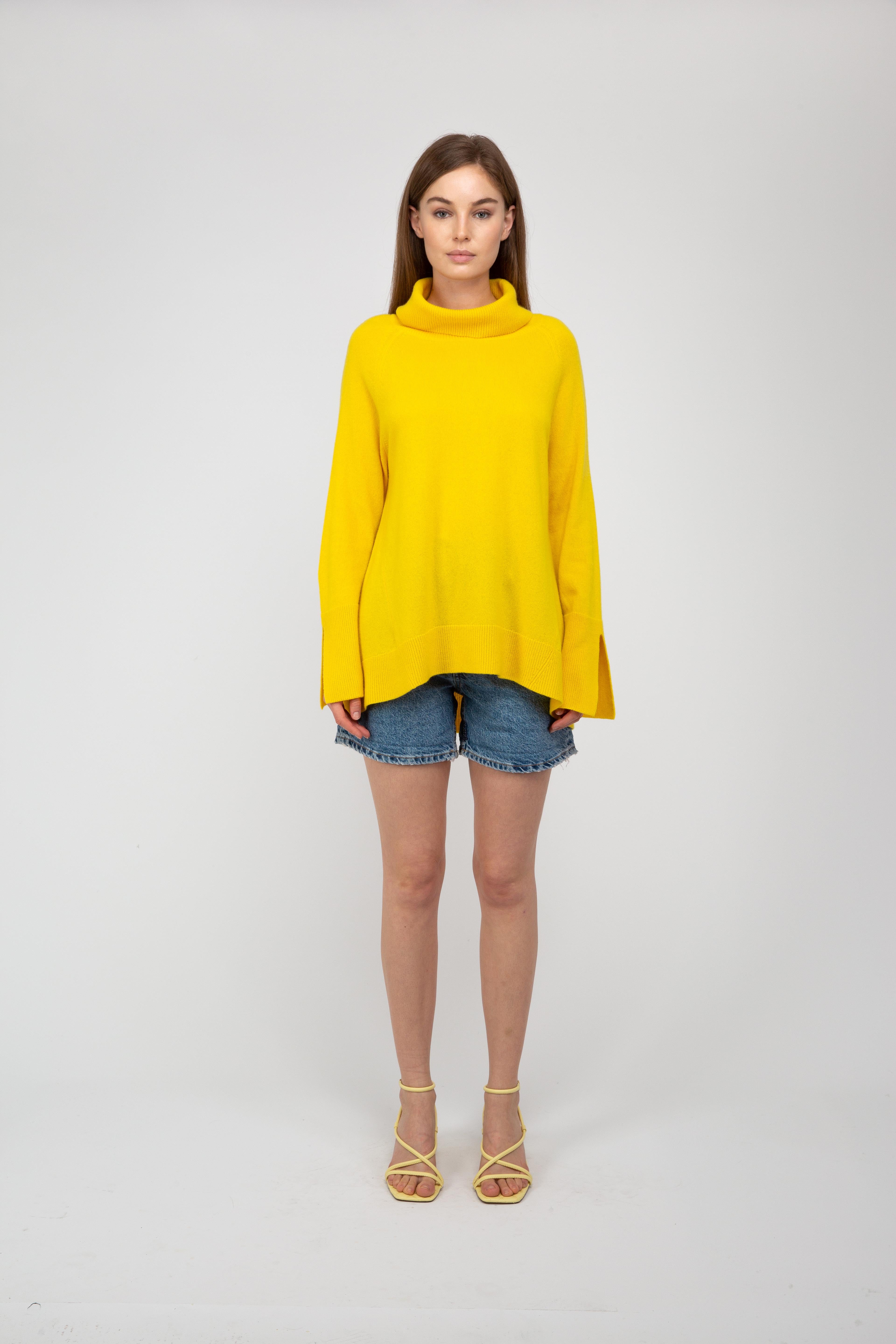 Van Kukil Cashmere Oversized Turtleneck Jumper