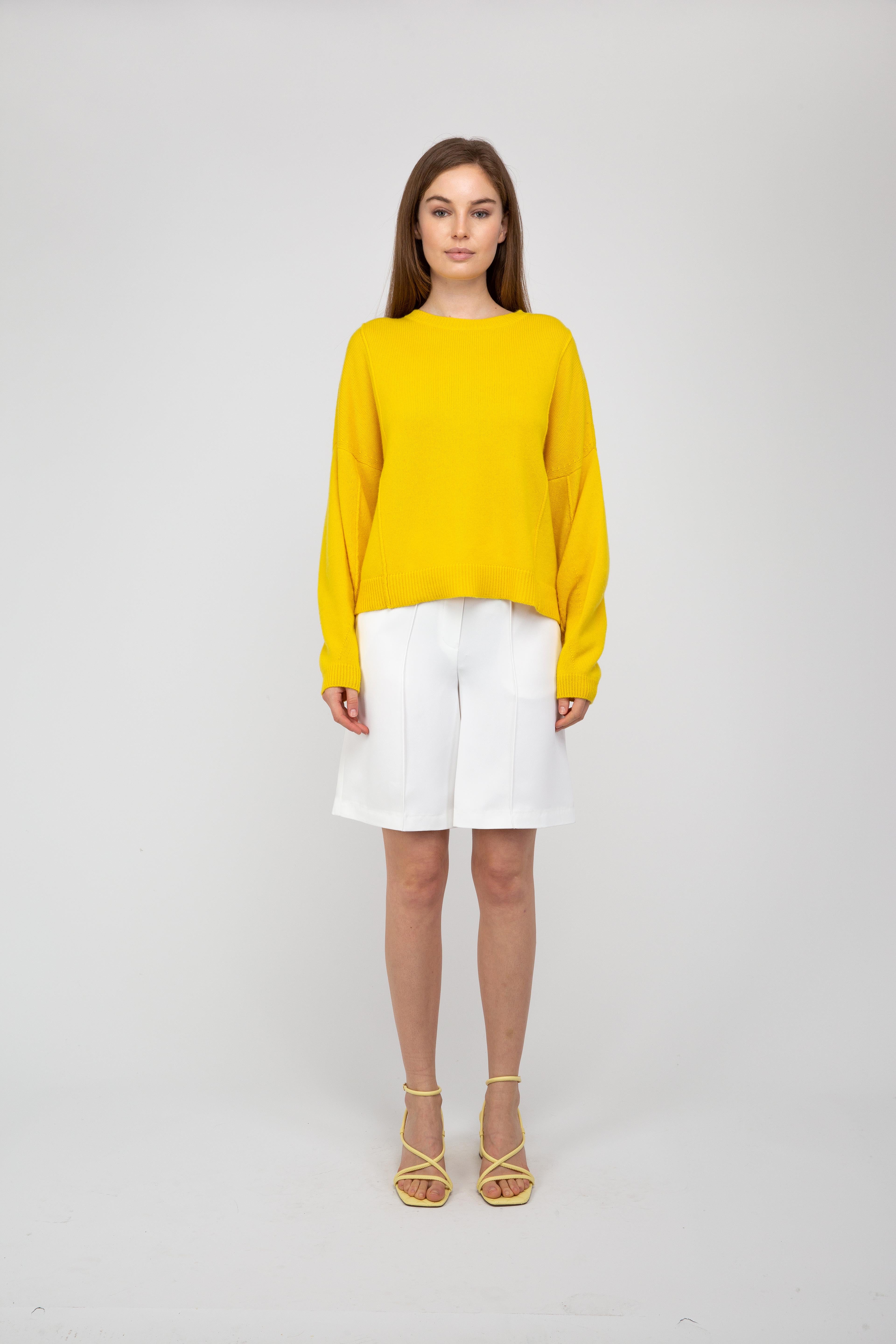 Van Kukil Cashmere Drop Shoulder Jumper