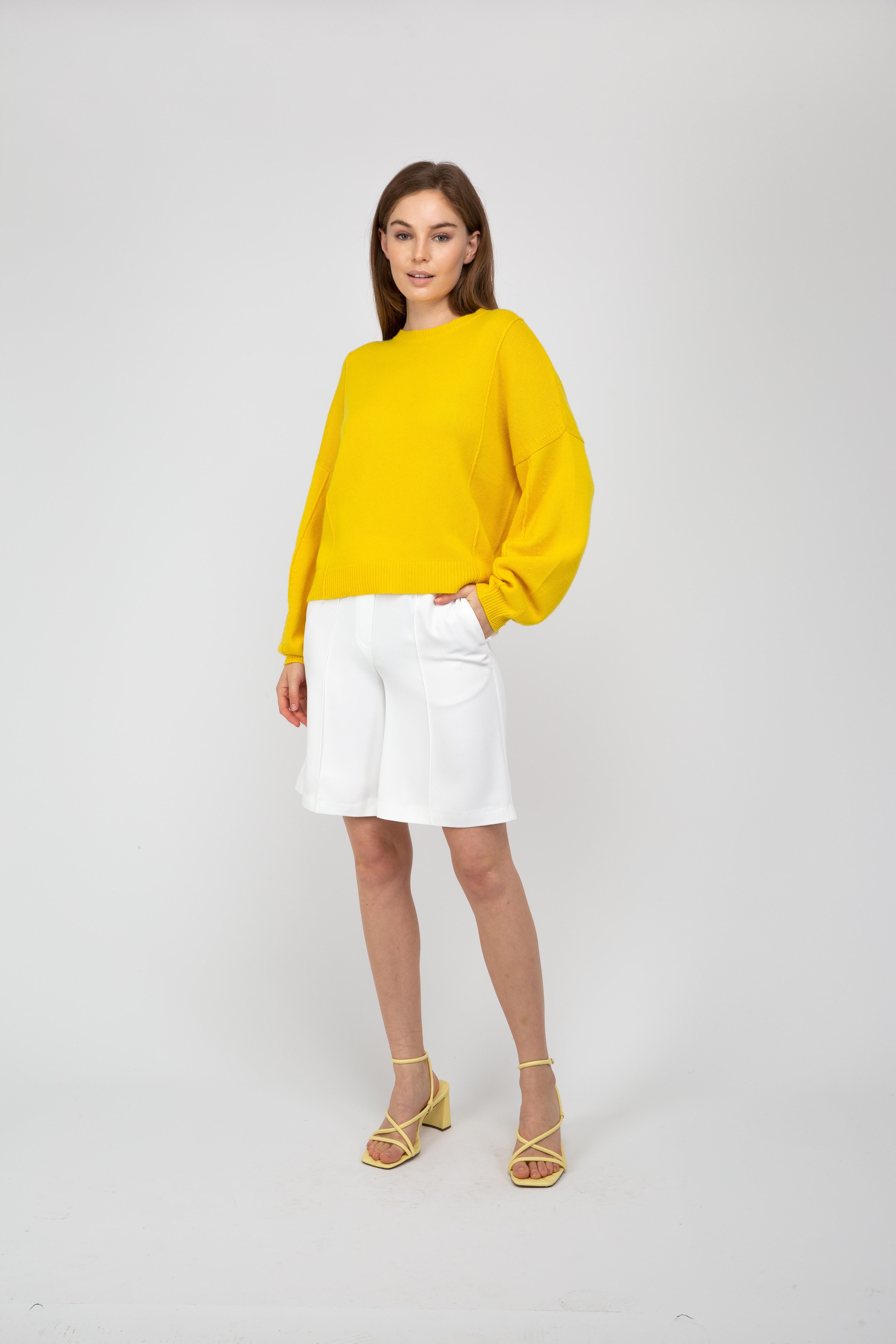 Van Kukil Cashmere Drop Shoulder Jumper