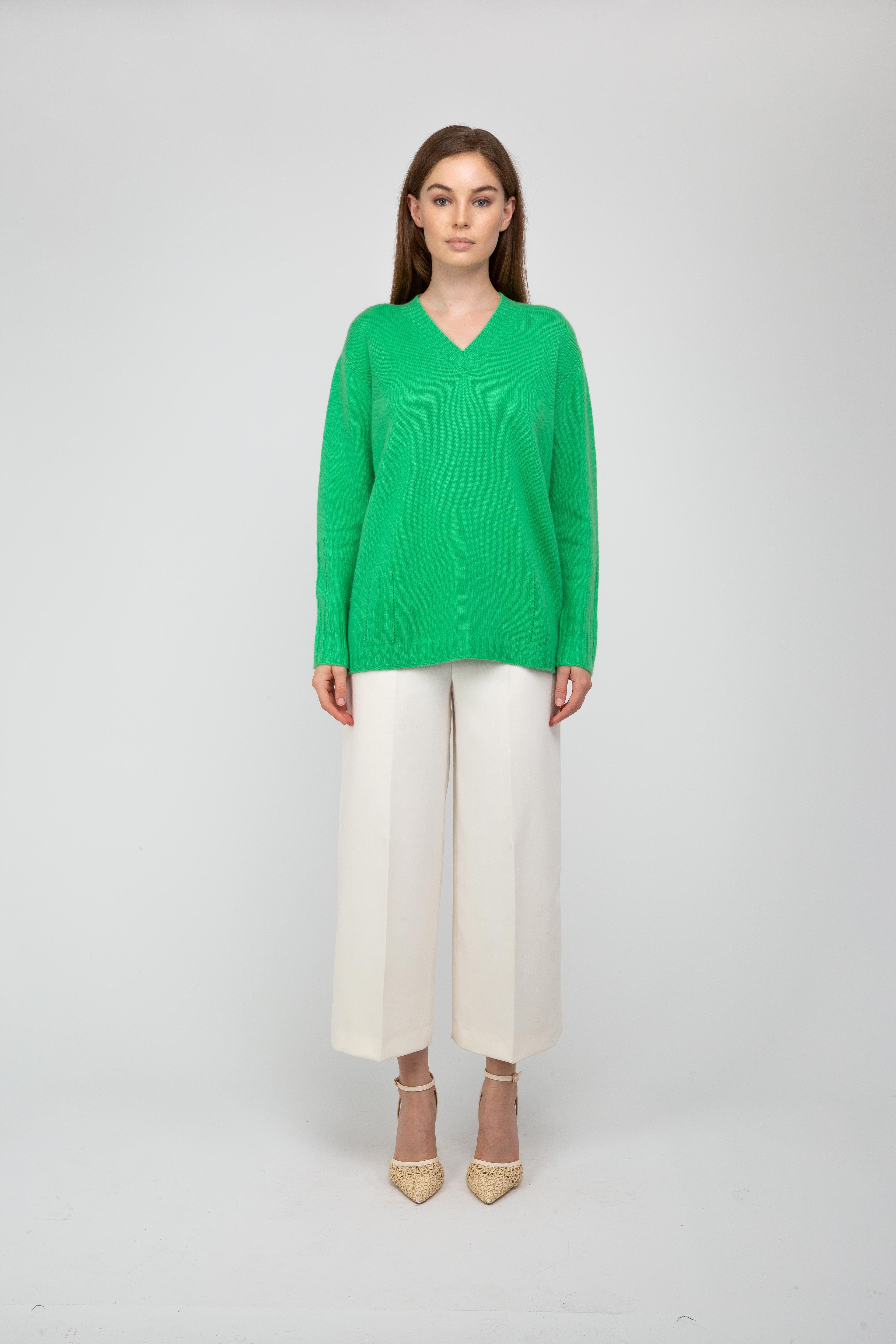 Van Kukil Cashmere V-Neck Jumper