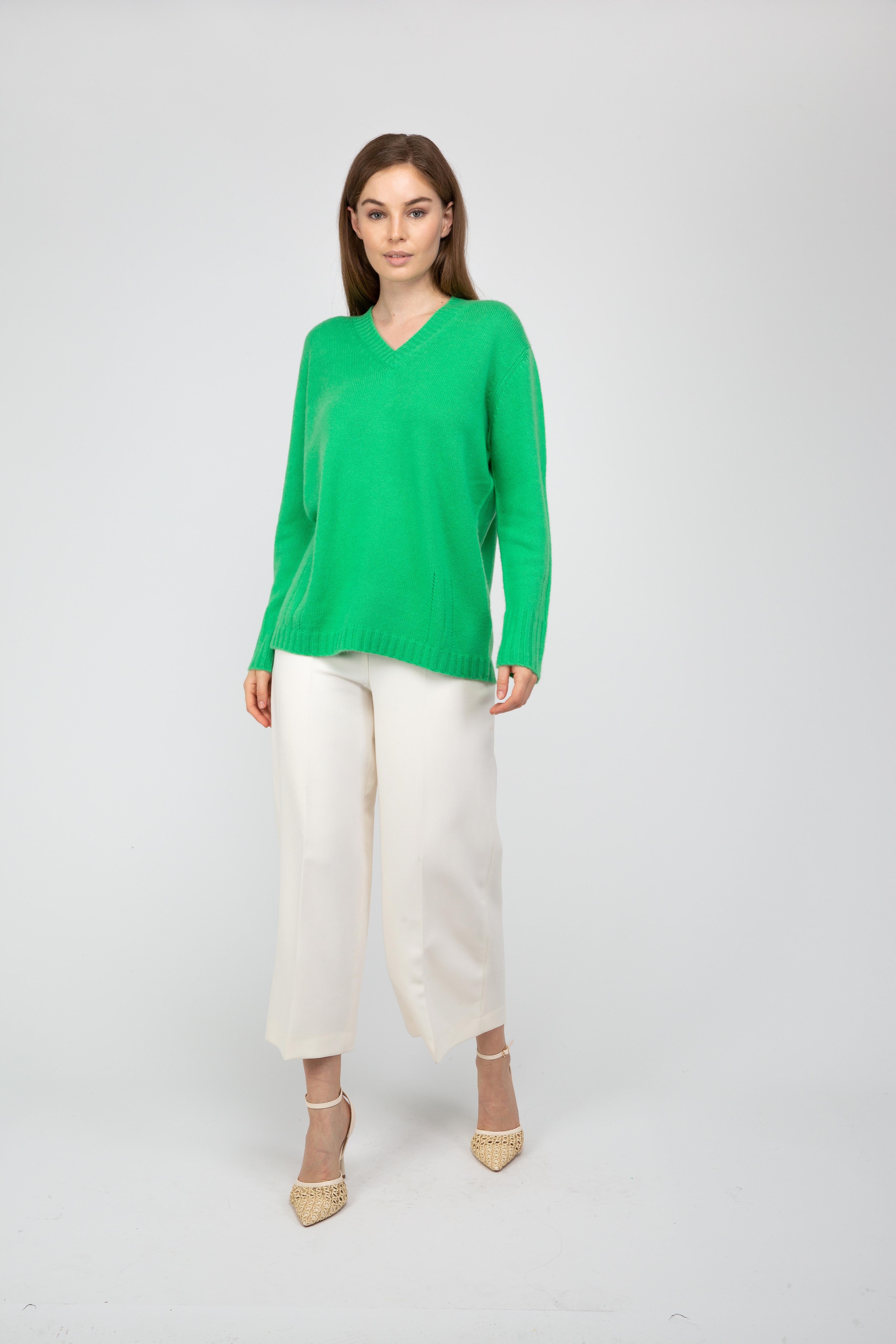 Van Kukil Cashmere V-Neck Jumper
