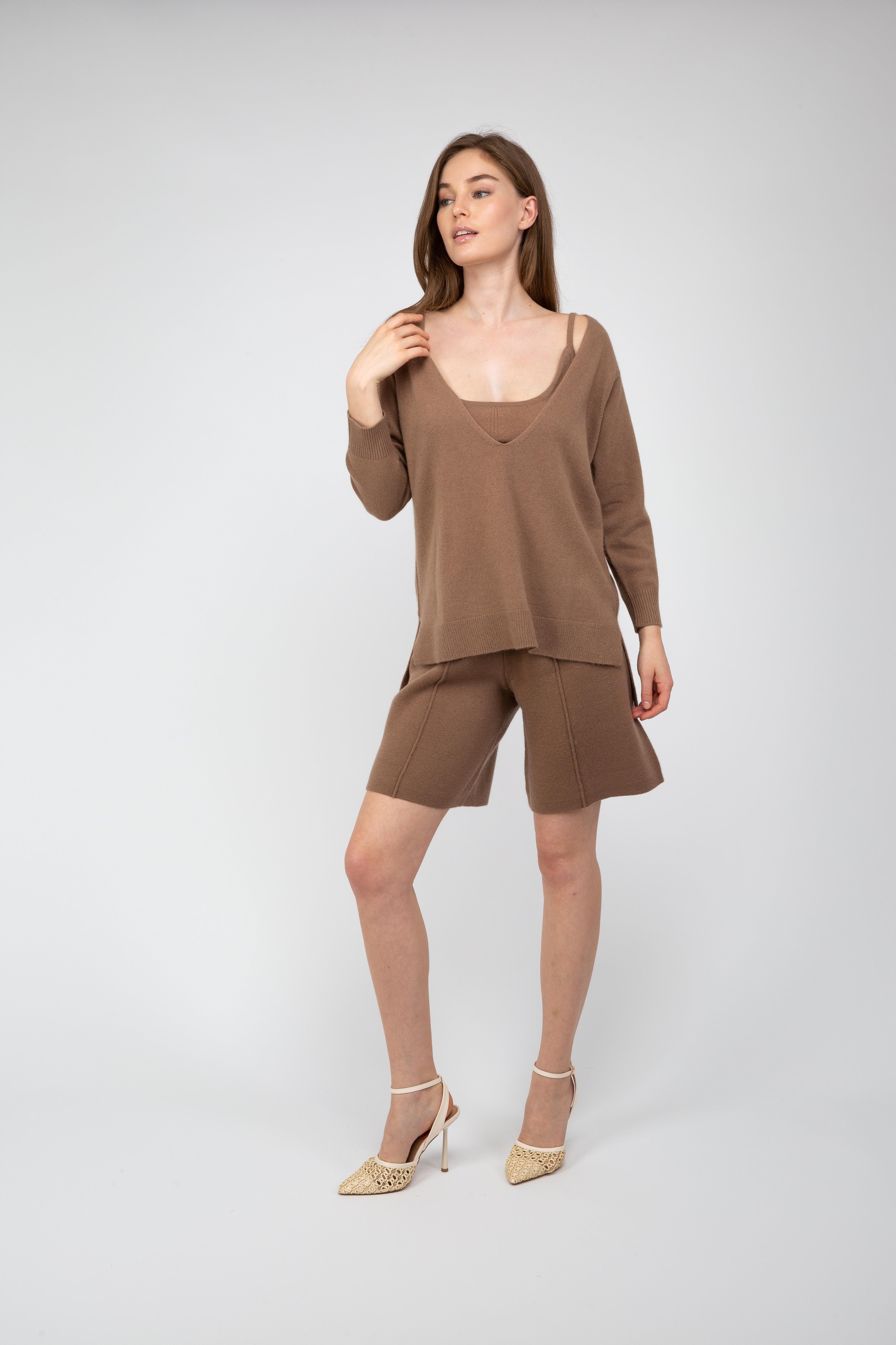 Van Kukil Cashmere V-Neck Jumper
