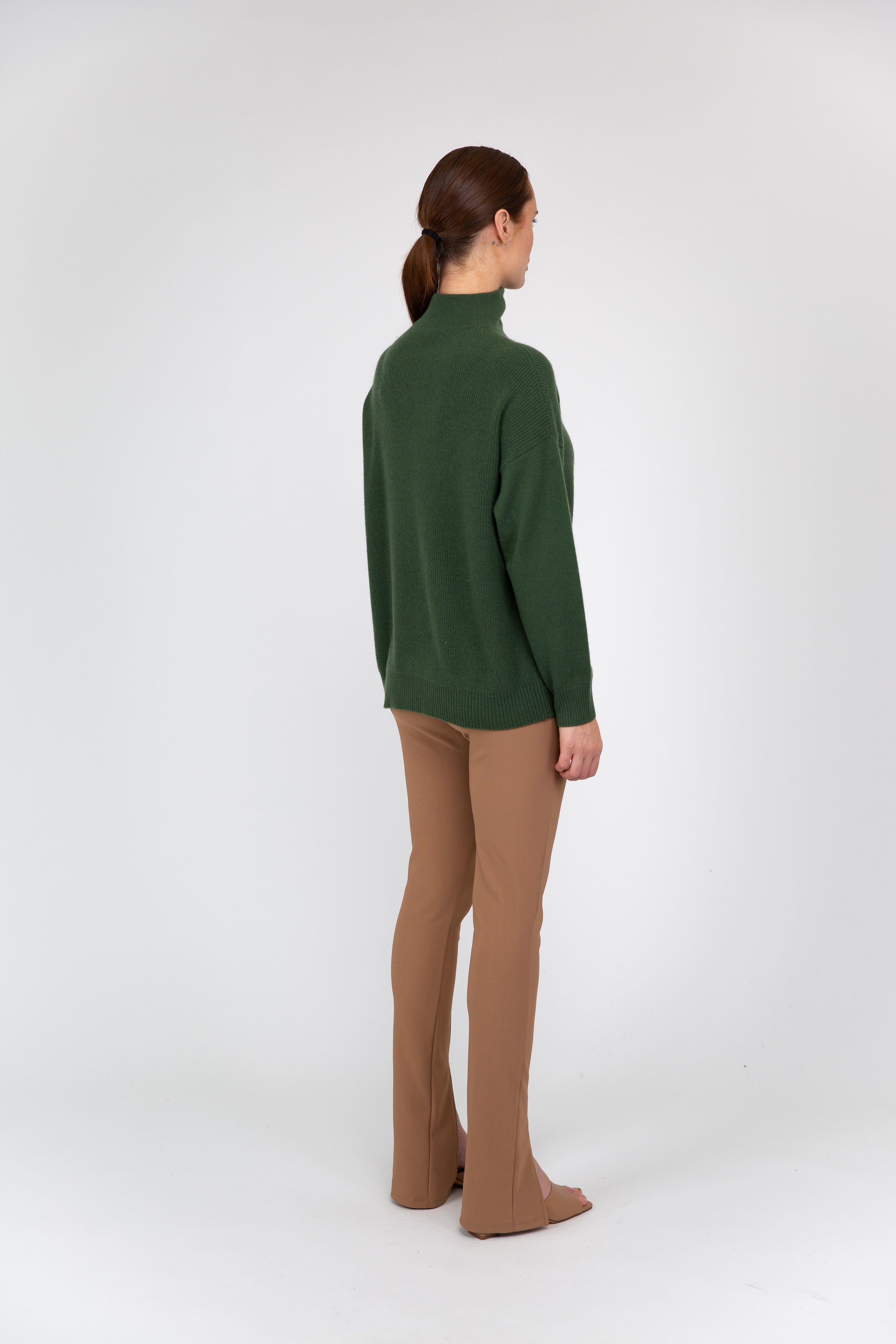 VAN KUKIL ZIP NECK JUMPER