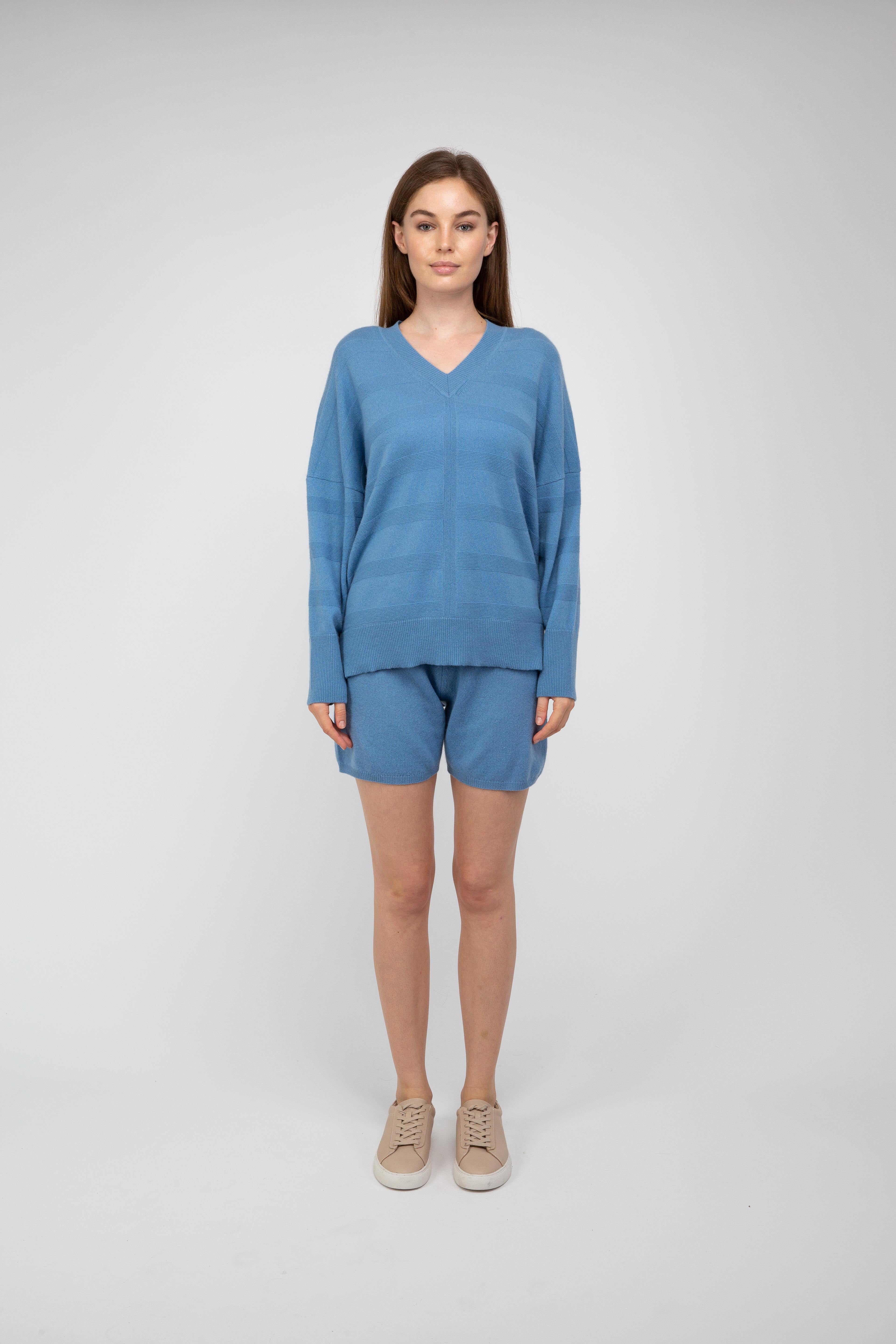 Van Kukil Cashmere V neck Jumper