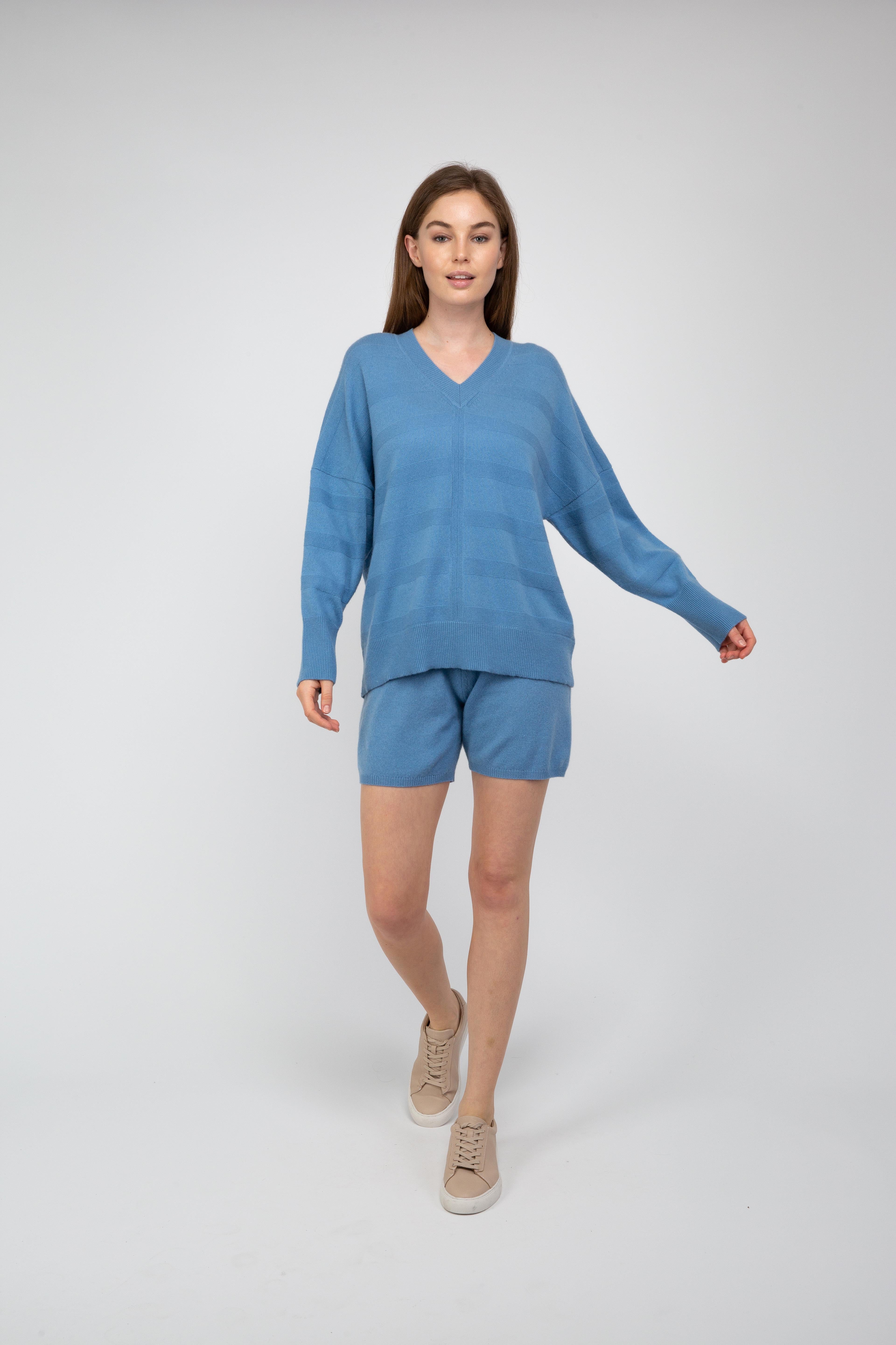 Van Kukil Cashmere V neck Jumper