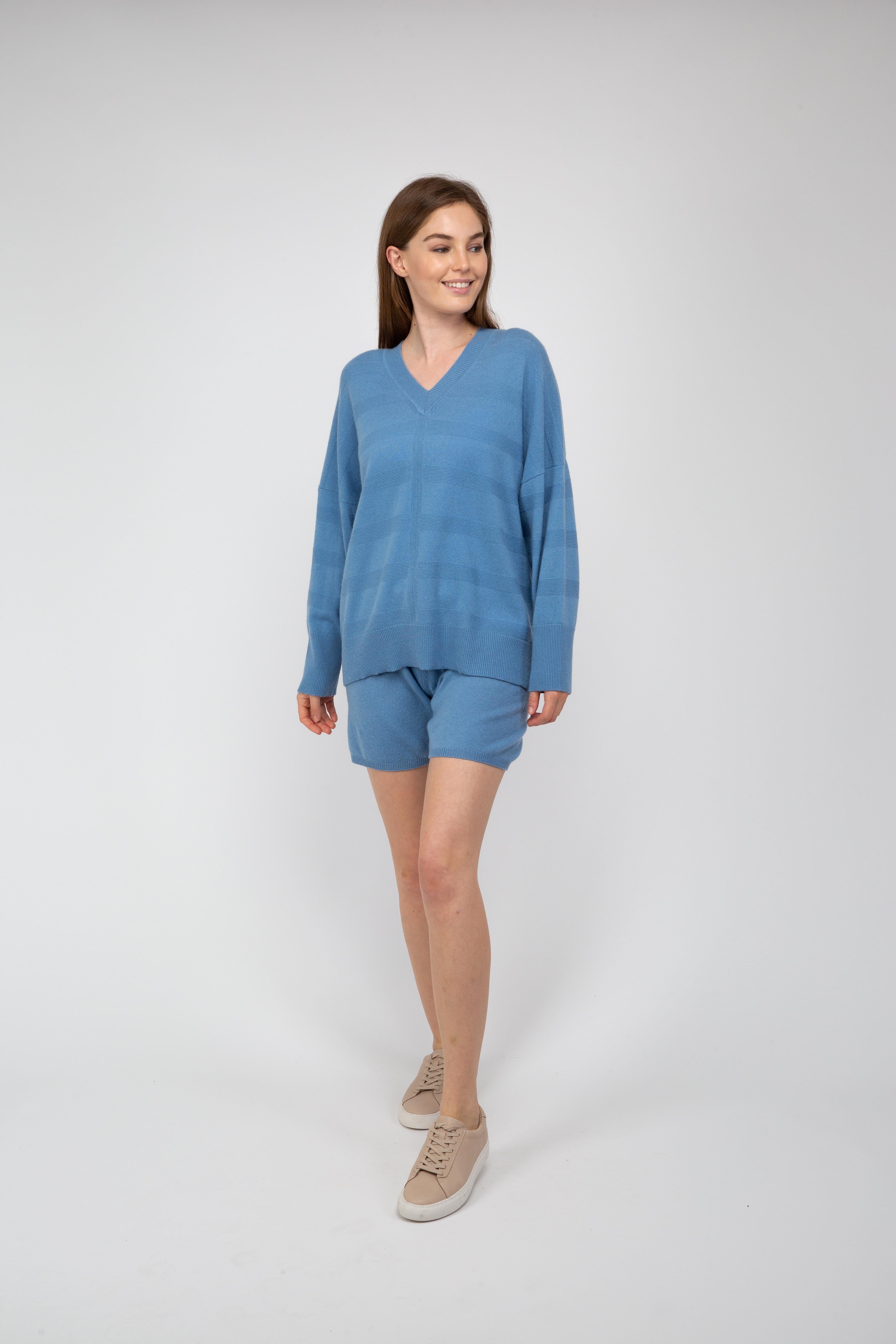 Van Kukil Cashmere V neck Jumper