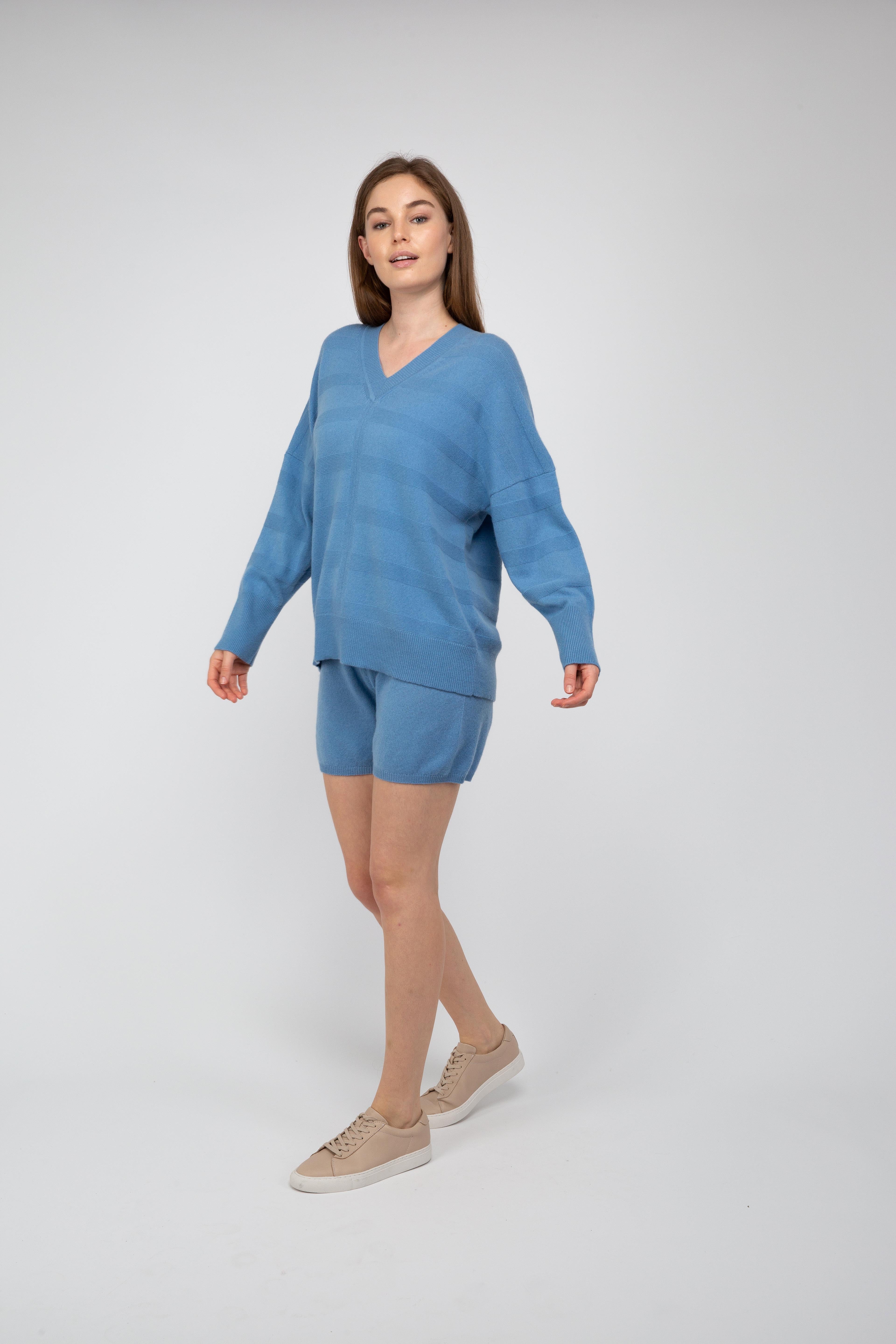 Van Kukil Cashmere V neck Jumper