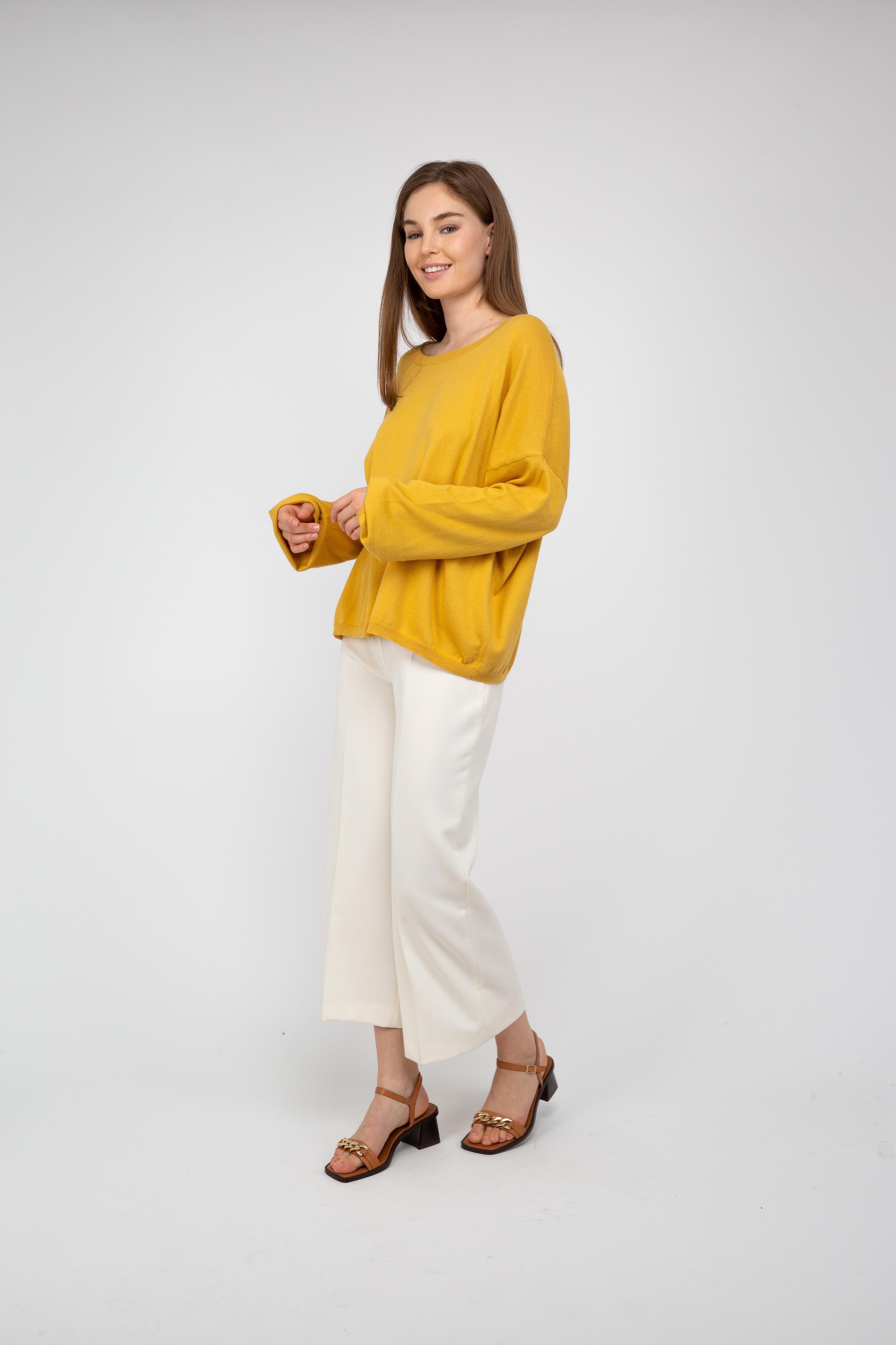 Van Kukil Oversized Drop Shoulder Jumper