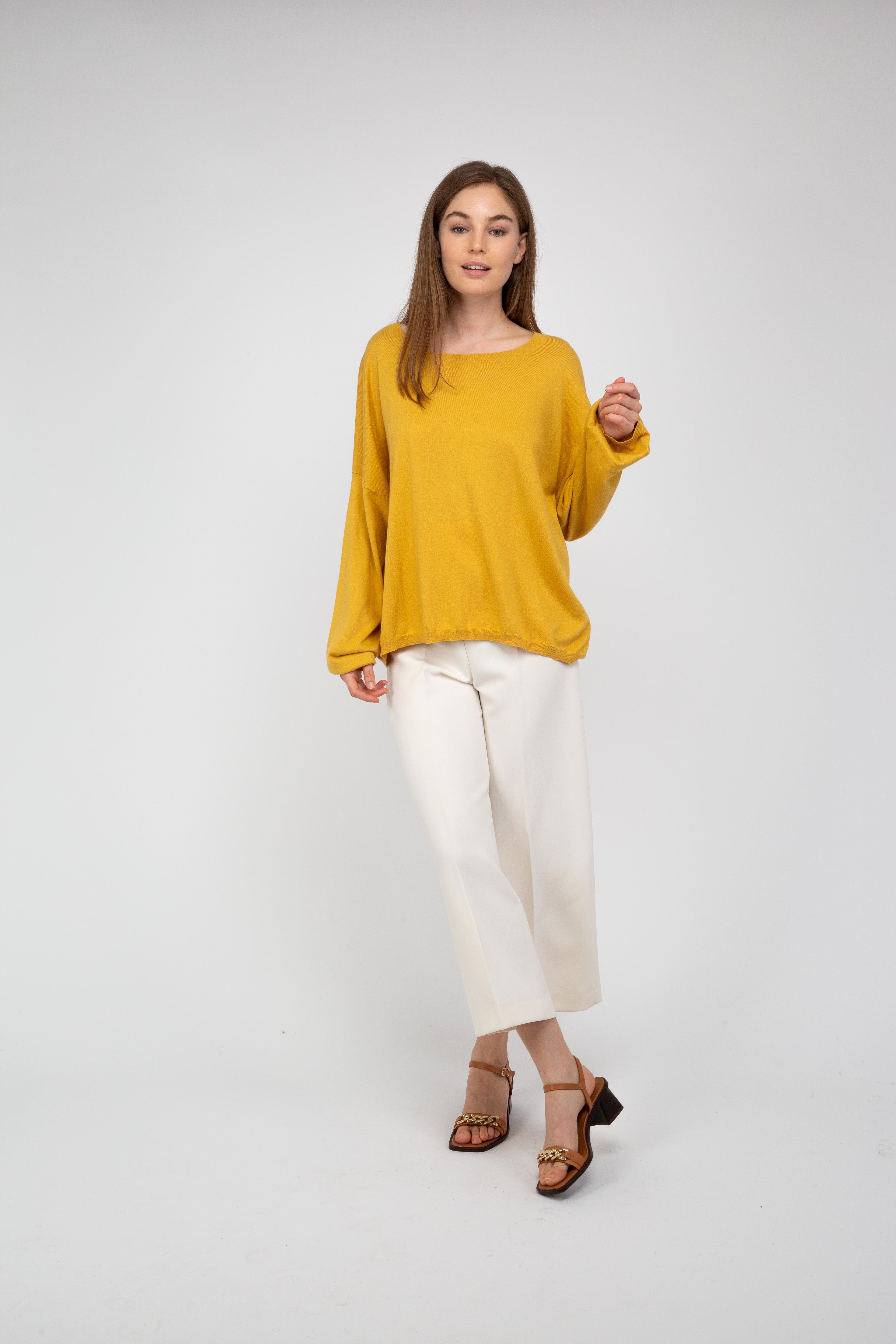 Van Kukil Oversized Drop Shoulder Jumper