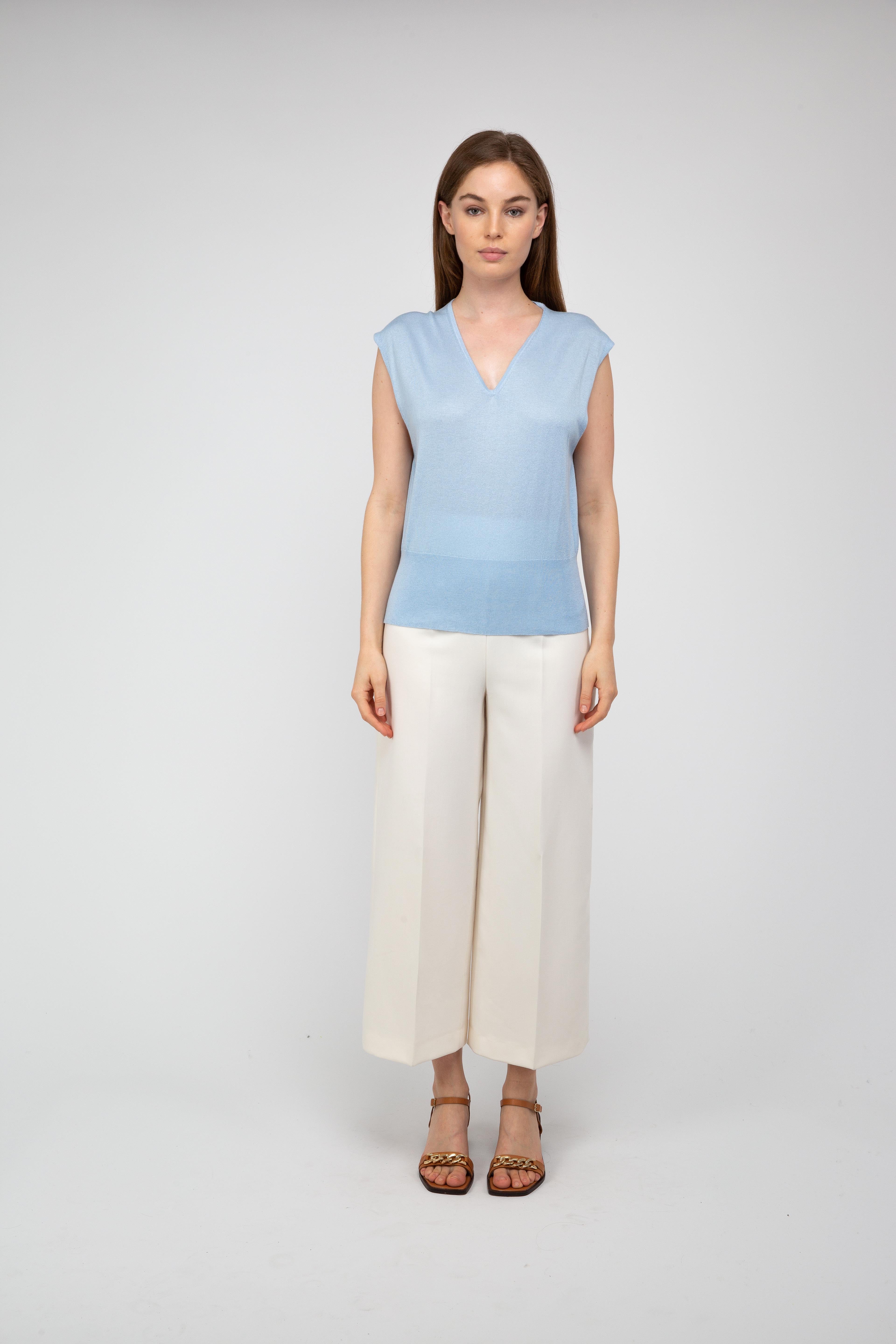 Van Kukil Cashmere Sleeveless Jumper