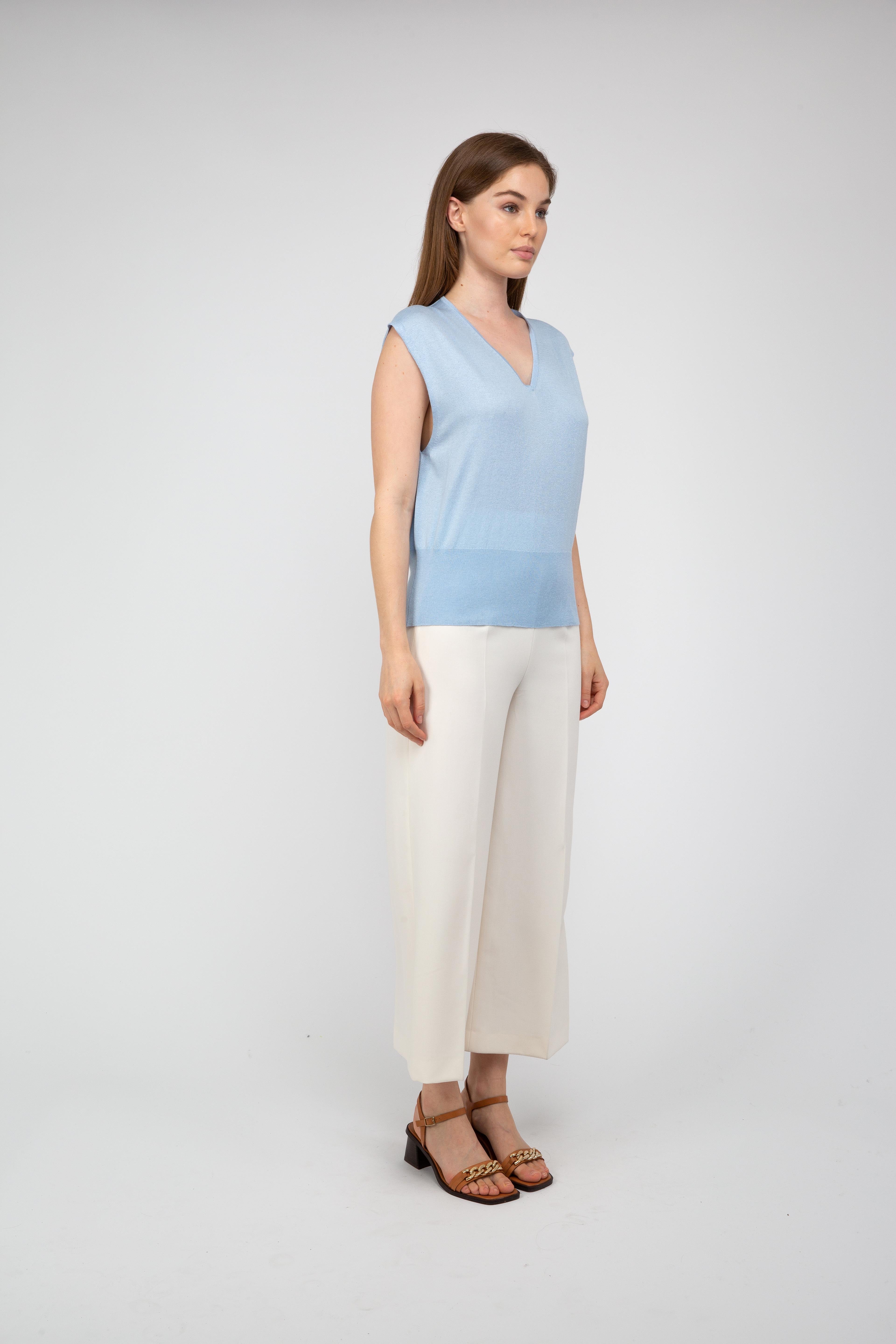Van Kukil Cashmere Sleeveless Jumper