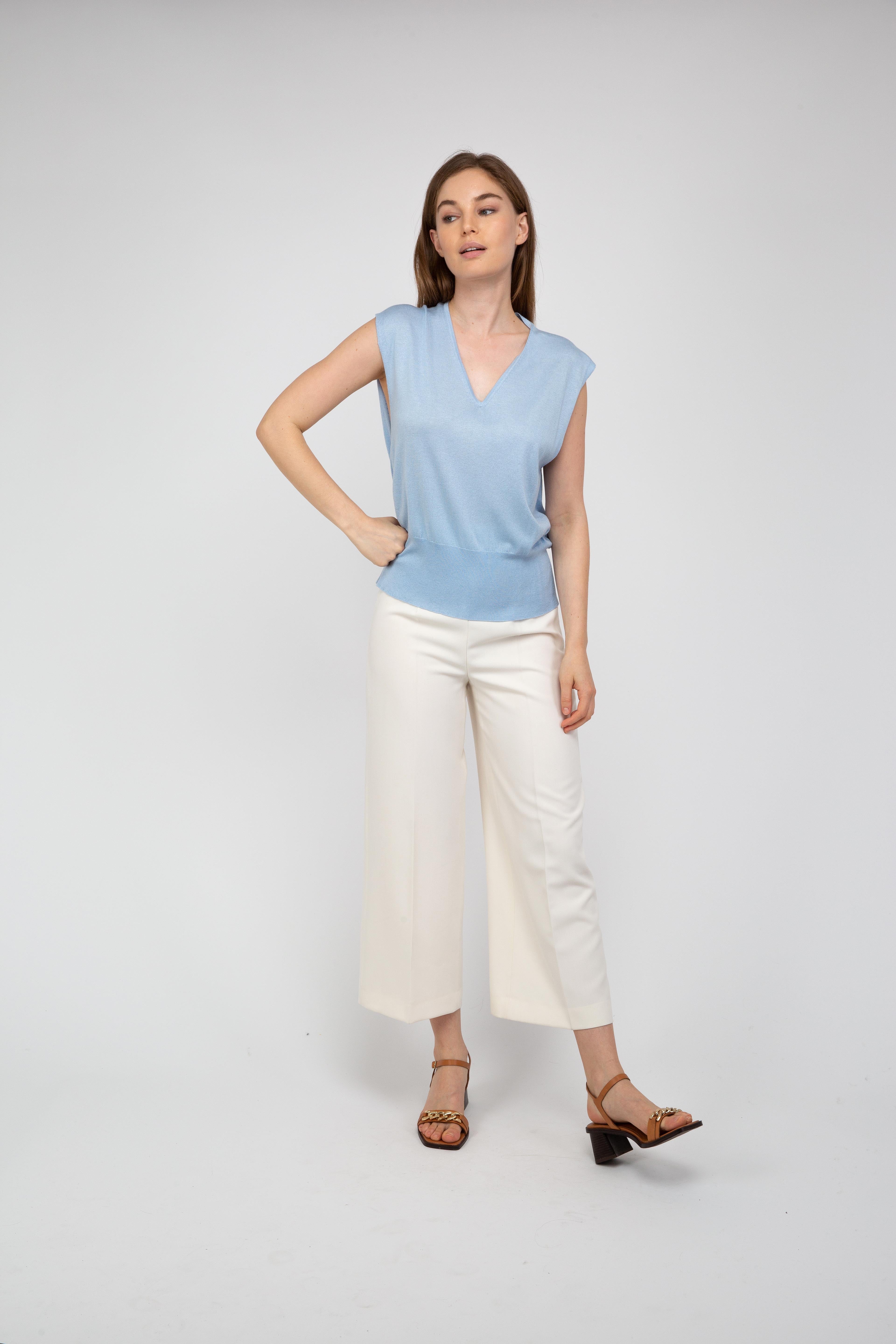 Van Kukil Cashmere Sleeveless Jumper
