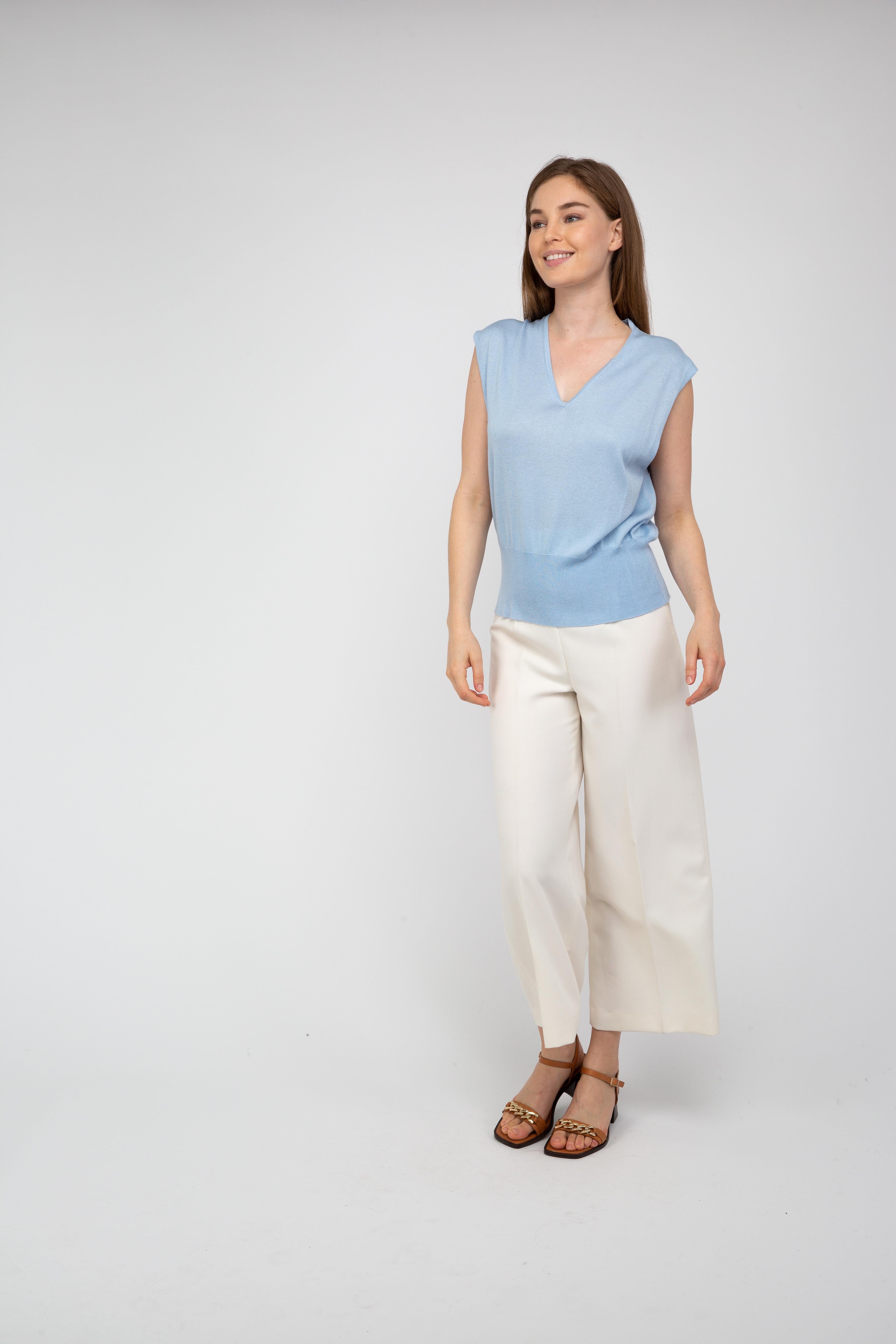 Van Kukil Cashmere Sleeveless Jumper