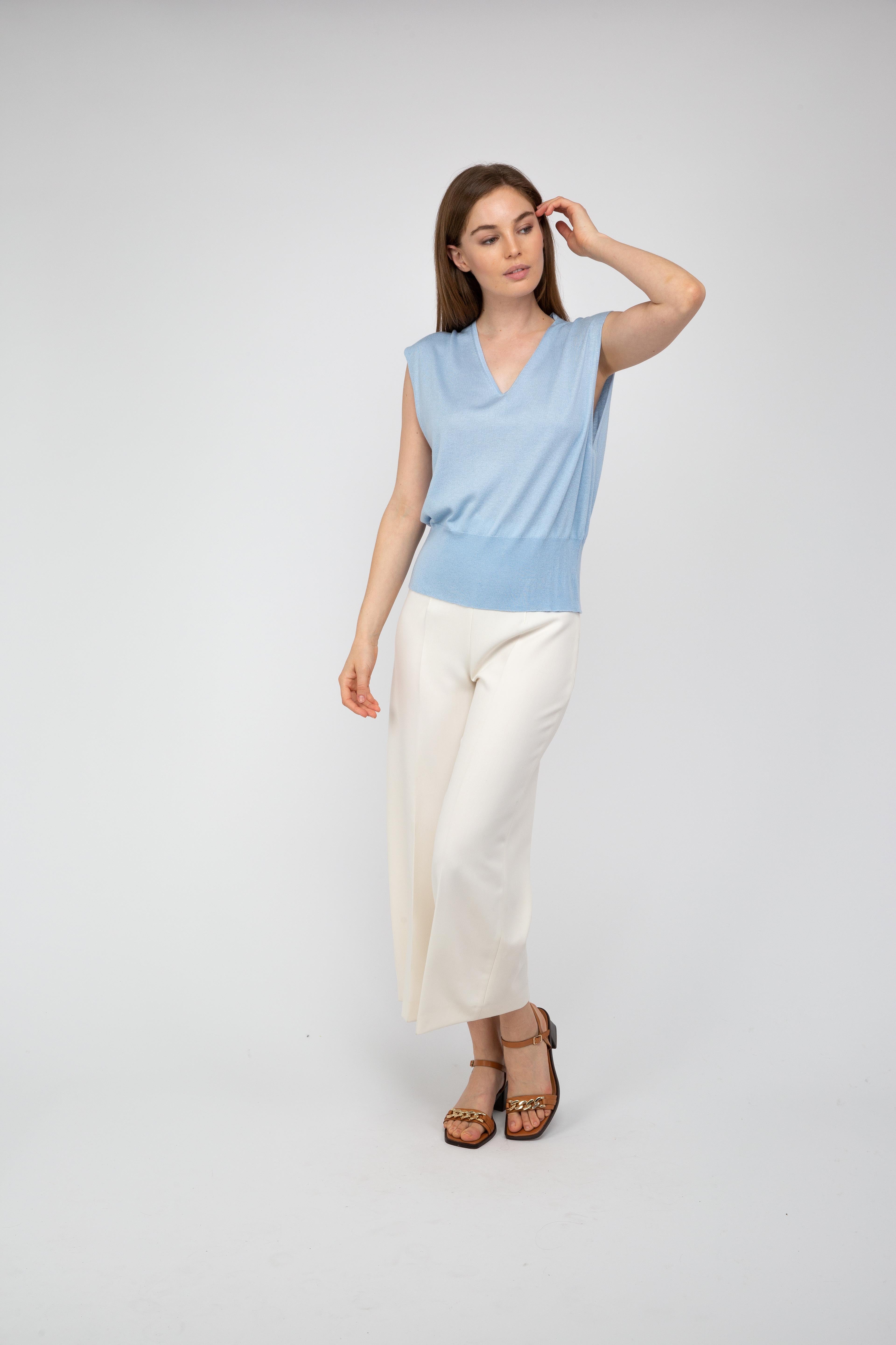 Van Kukil Cashmere Sleeveless Jumper