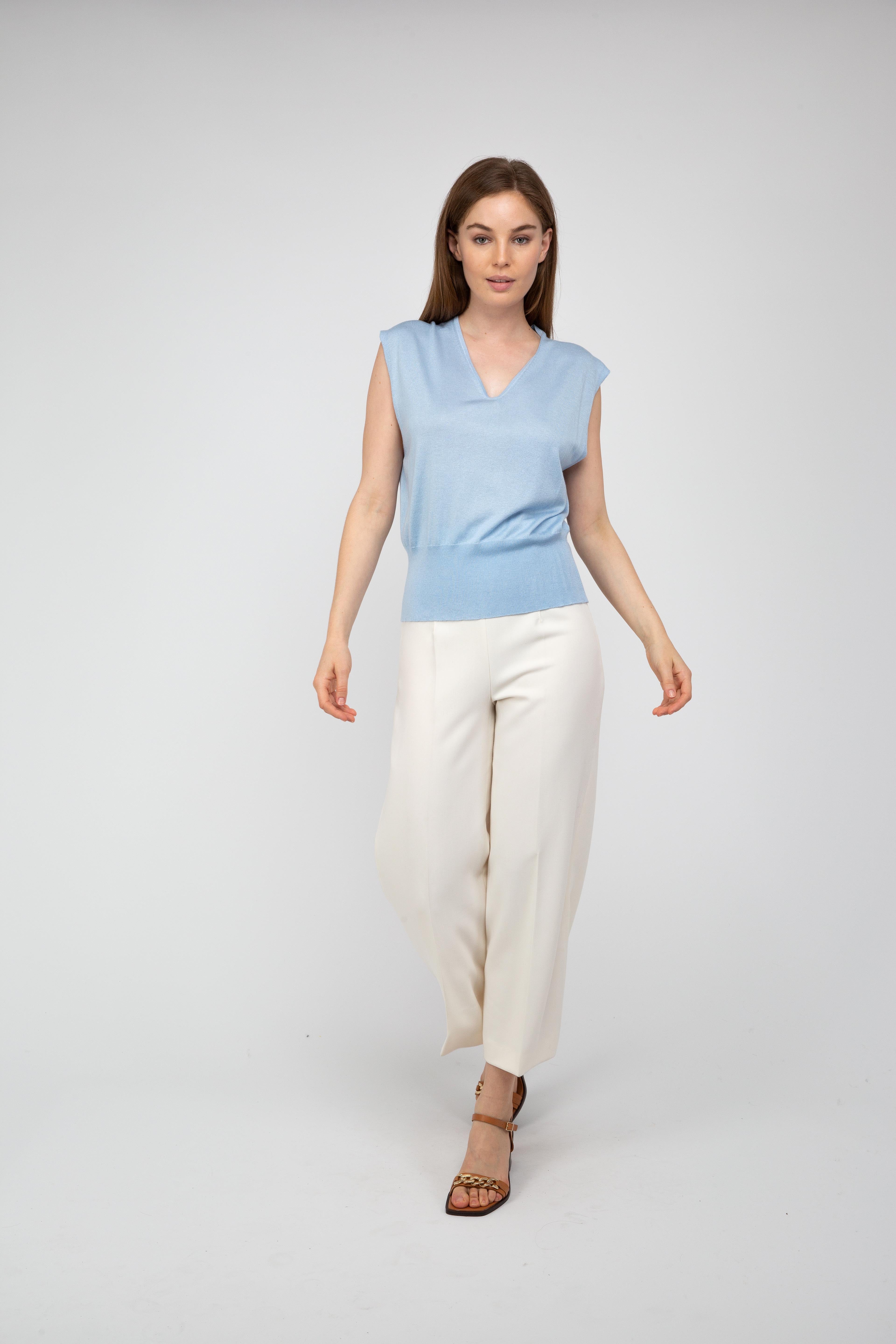 Van Kukil Cashmere Sleeveless Jumper